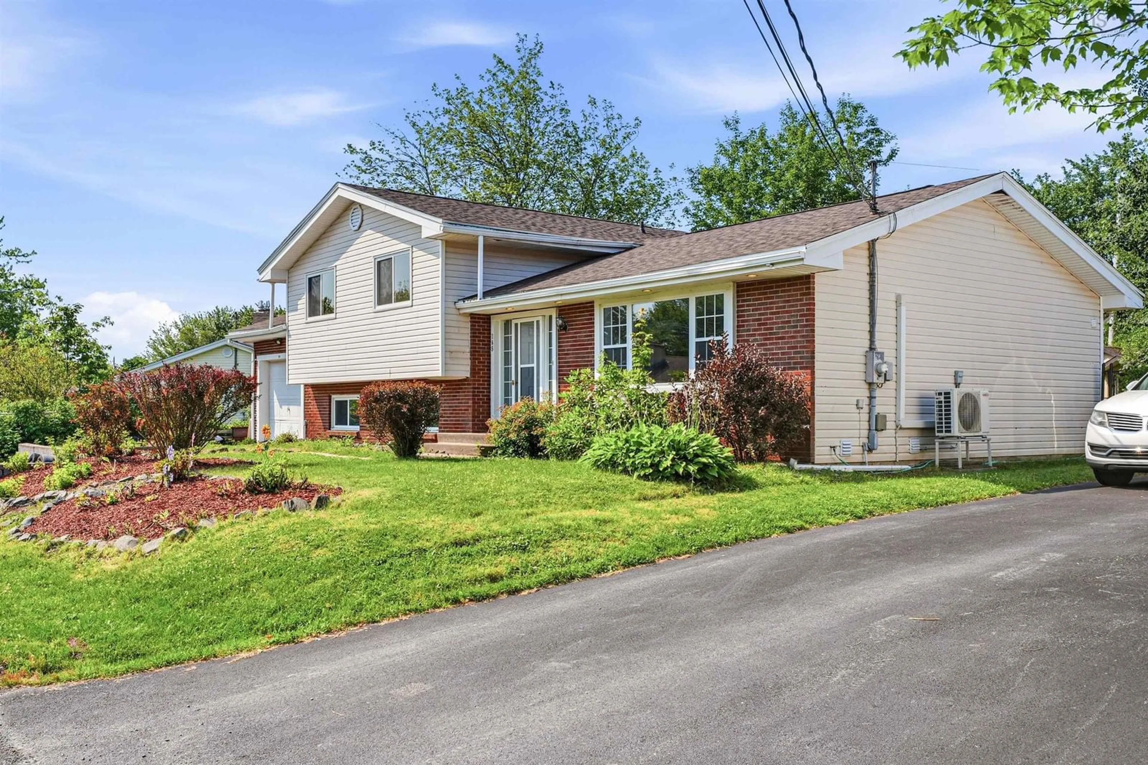 Home with brick exterior material, street for 145 Johnson Cres, Lower Sackville Nova Scotia B4C 1X4