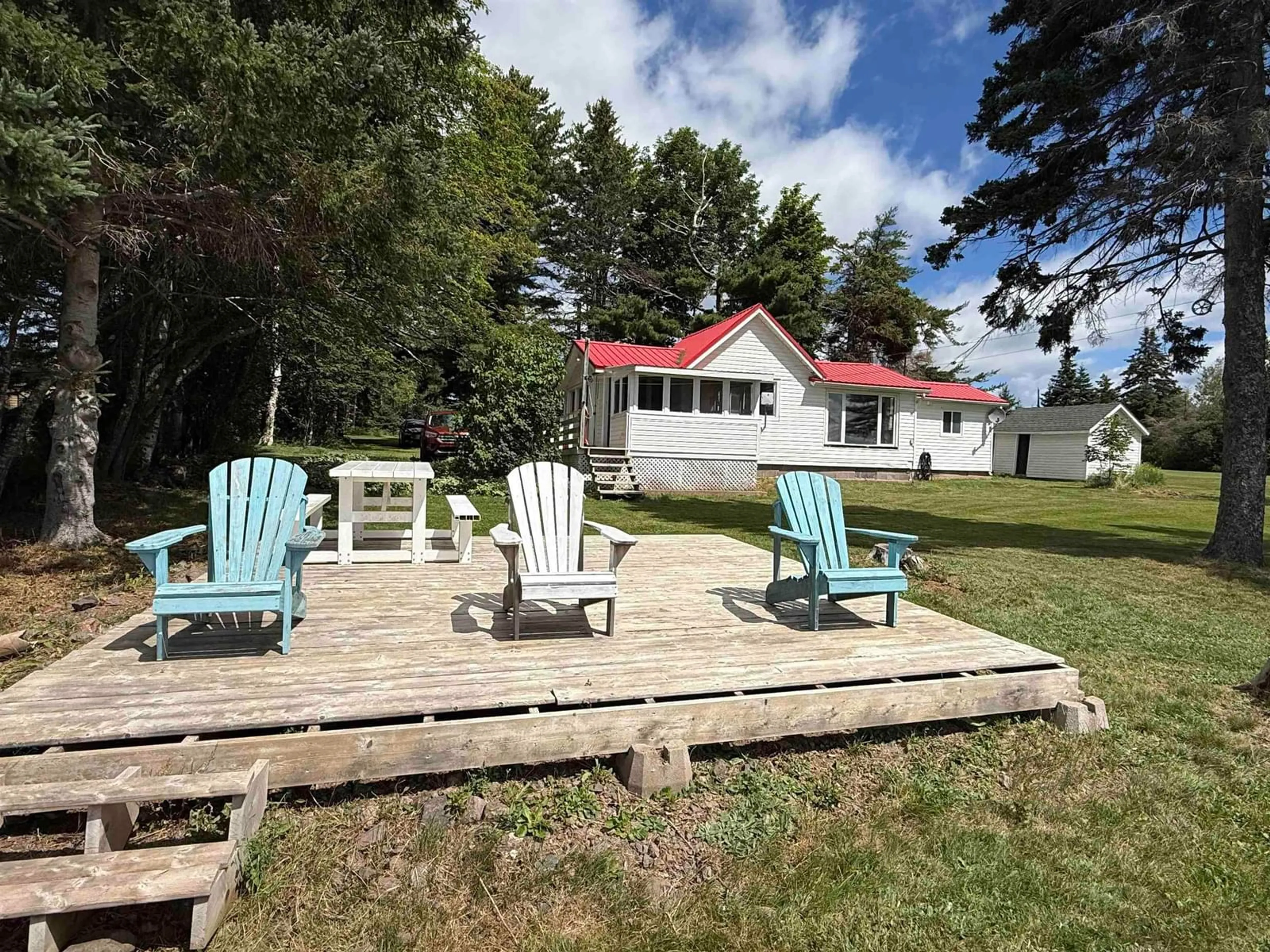 Patio, water/lake/river/ocean view for 3012 Malagash Rd, Malagash Nova Scotia B0K 1E0