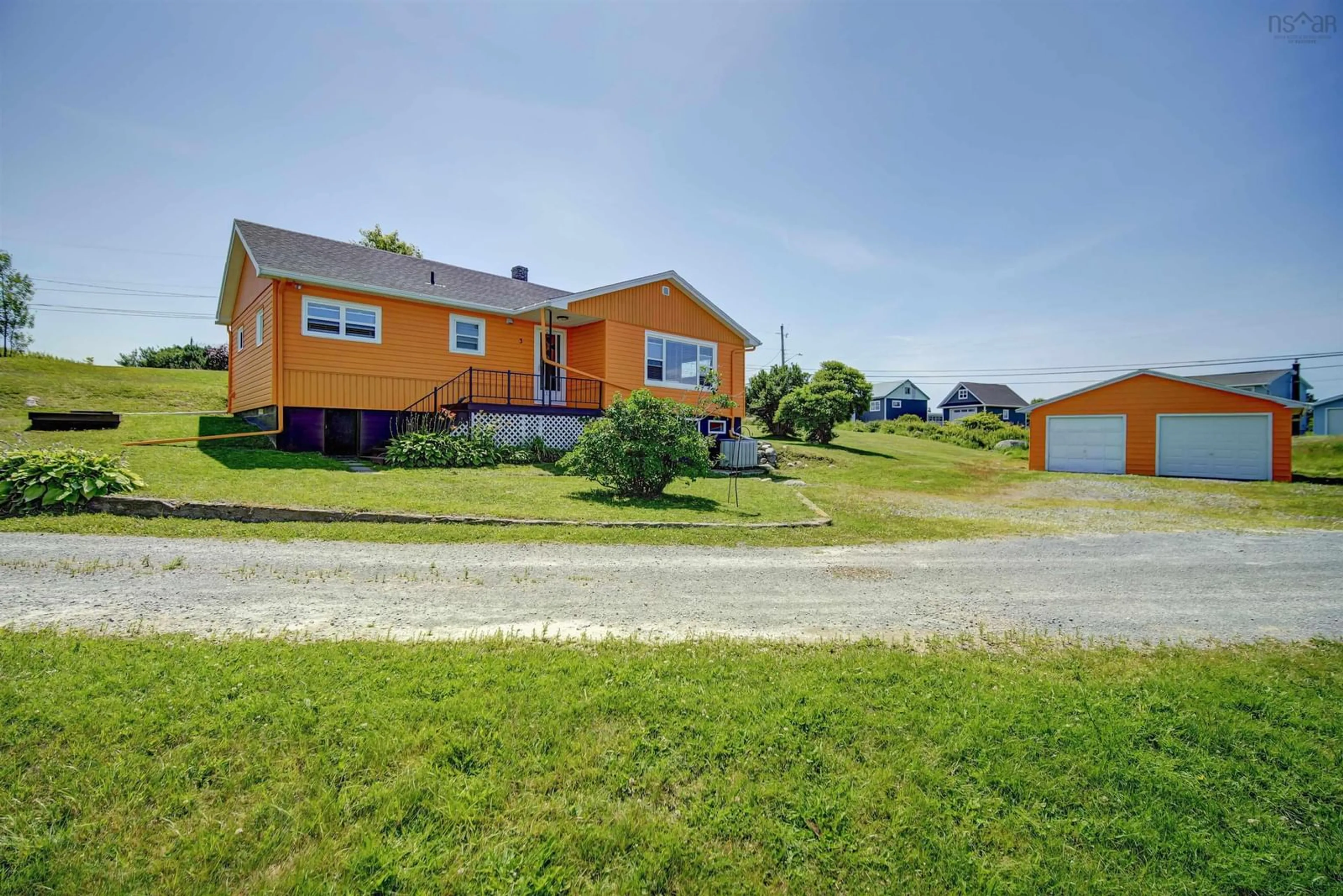 A pic from outside/outdoor area/front of a property/back of a property/a pic from drone, street for 3 Harrie Dr, Terence Bay Nova Scotia B3T 1Y2