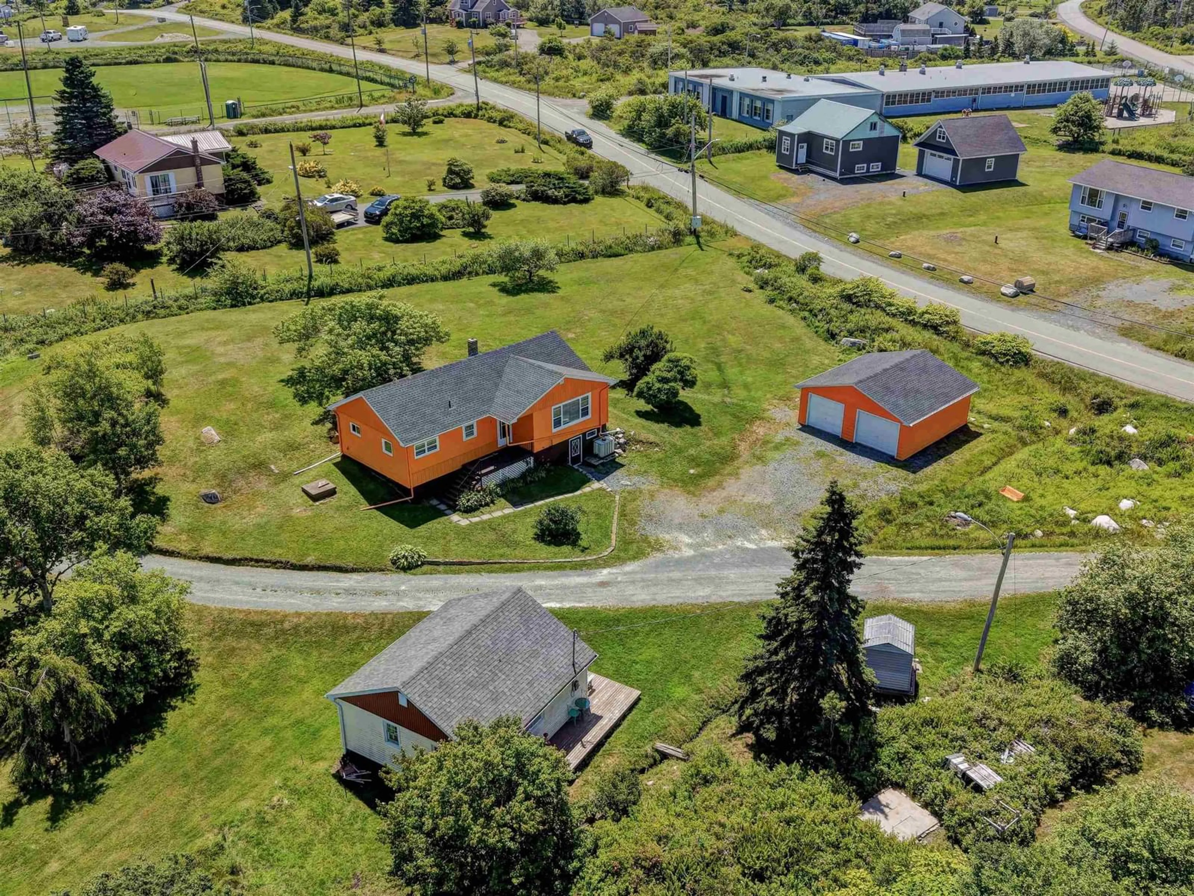 A pic from outside/outdoor area/front of a property/back of a property/a pic from drone, street for 3 Harrie Dr, Terence Bay Nova Scotia B3T 1Y2