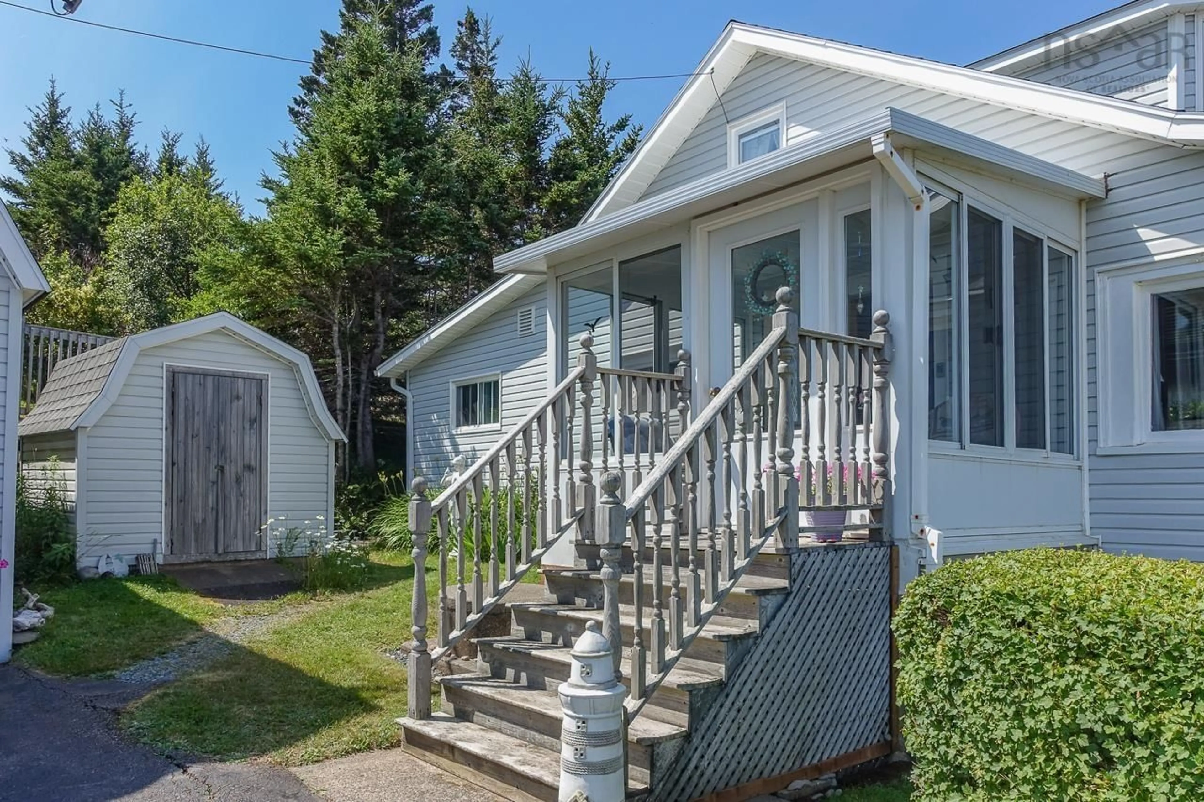 Home with vinyl exterior material, street for 4881 Black Rock Rd, Black Rock Nova Scotia B0P 1V0