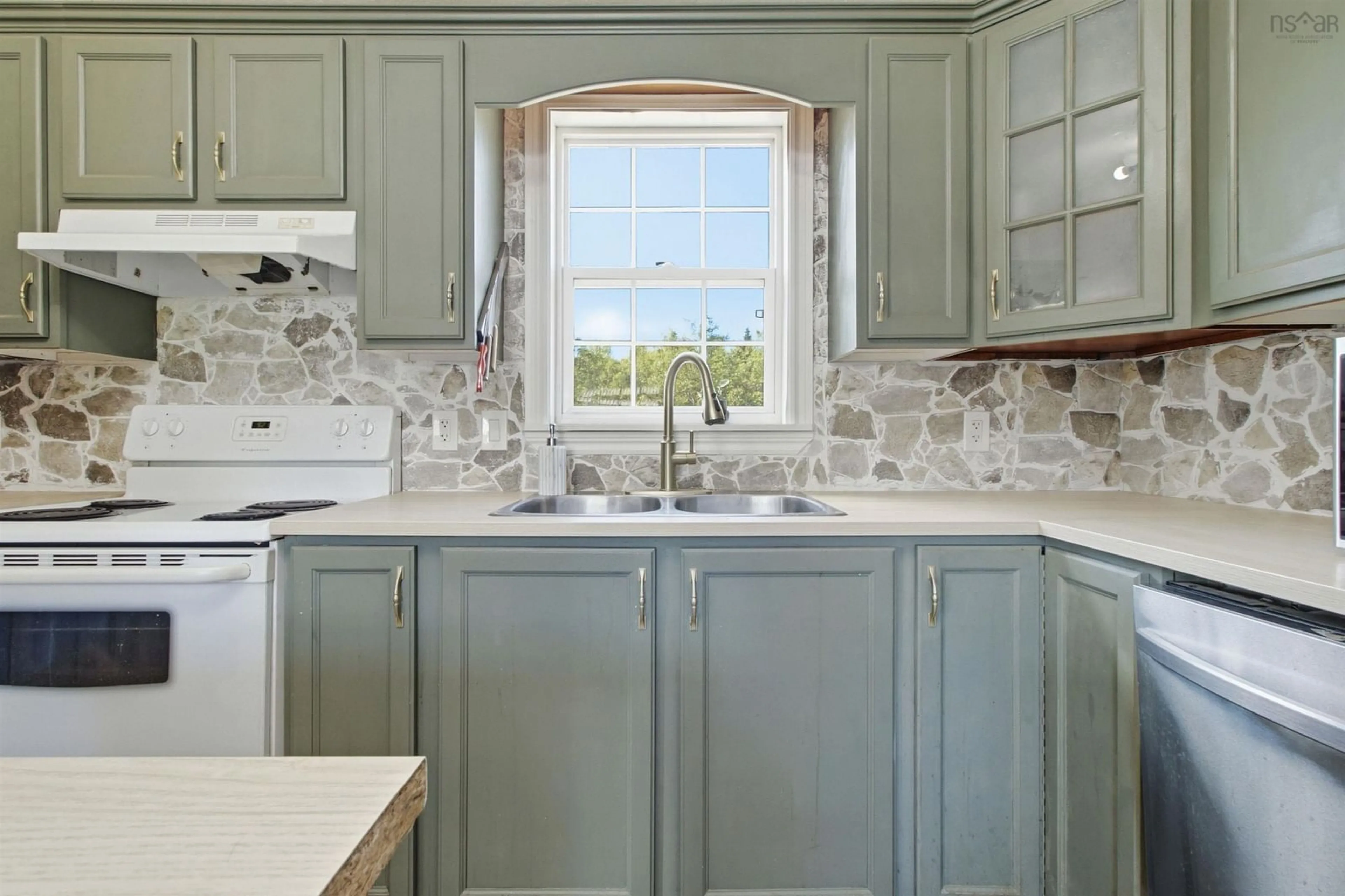 Contemporary kitchen, ceramic/tile floor for 1091 Mcmullin Rd, Antrim Nova Scotia B0N 1Y0
