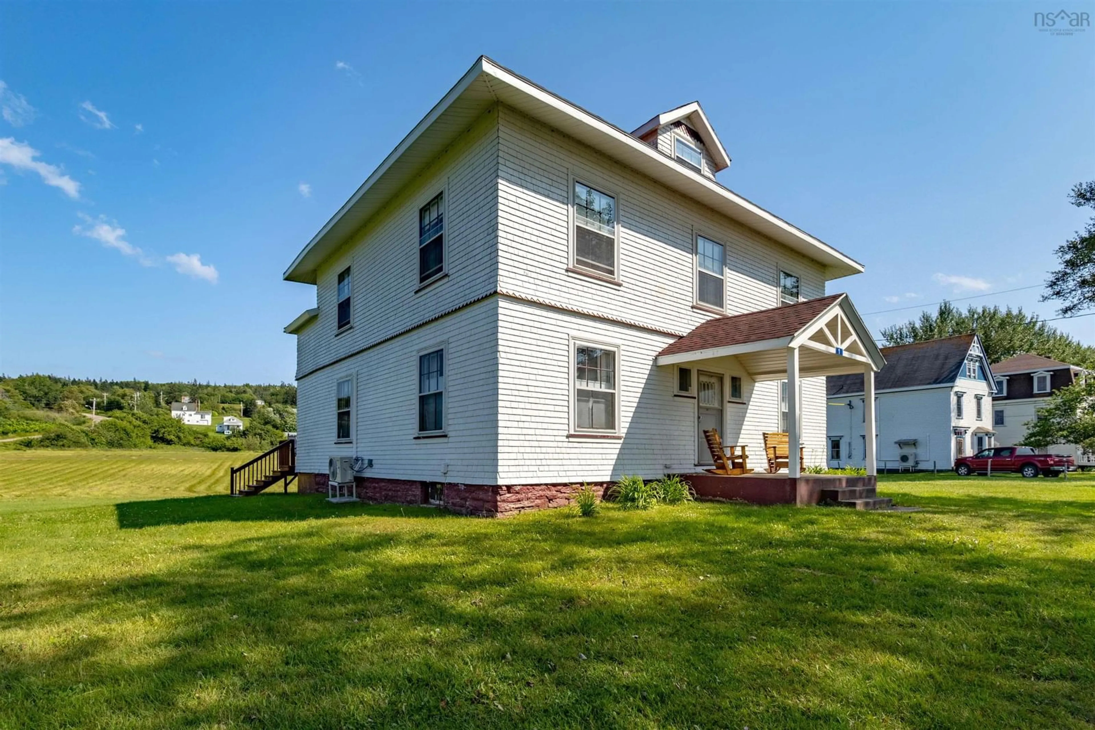 Home with vinyl exterior material, building for 1 Derby Point Rd, Grand Narrows Nova Scotia B1T 1E1