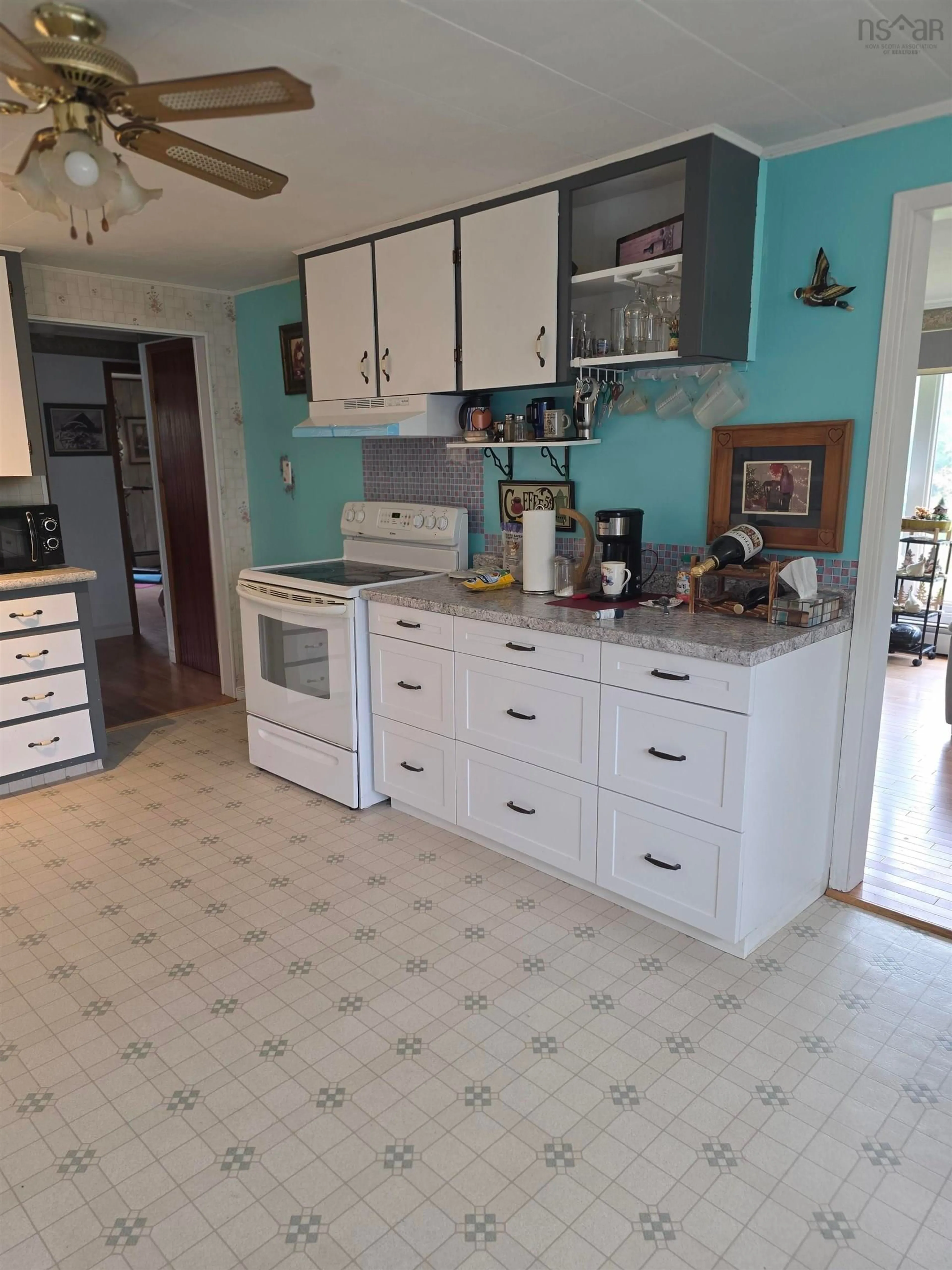Open concept kitchen, ceramic/tile floor for 3877 Highway 3, East Green Harbour Nova Scotia B0T 1L0