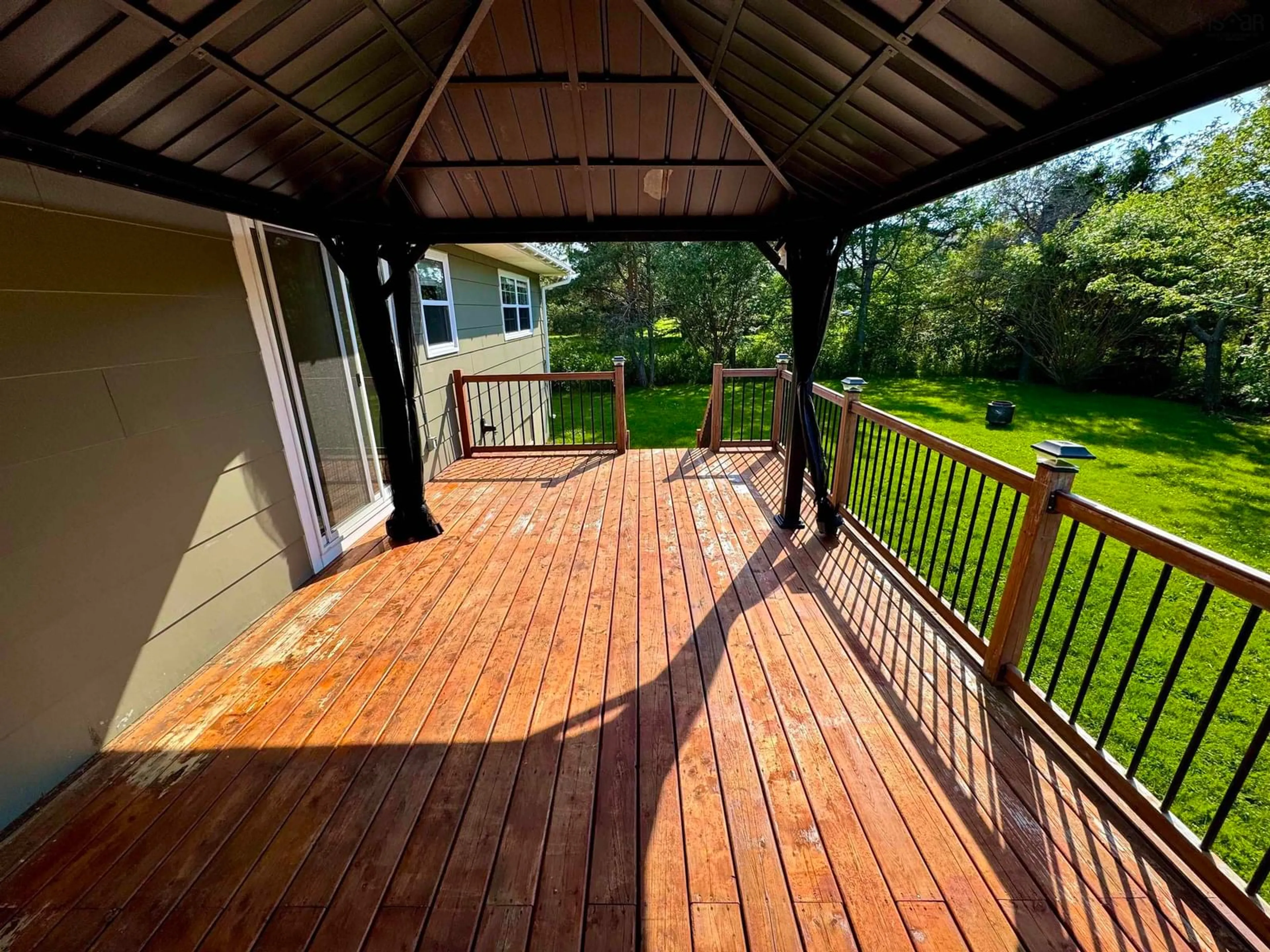 Patio, water/lake/river/ocean view for 19 Mcgean St, Sydney Mines Nova Scotia B1V 2A2