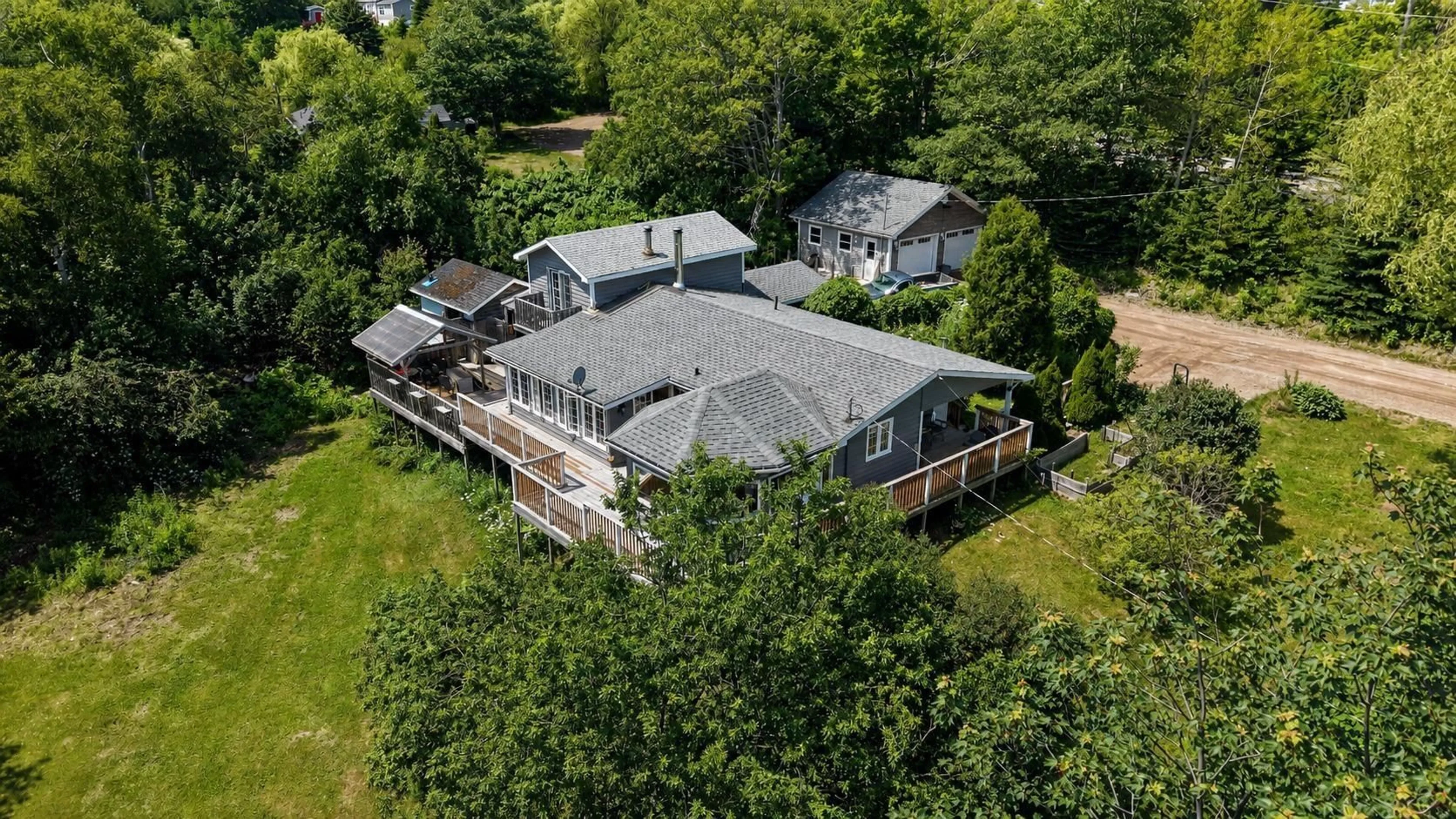 A pic from outside/outdoor area/front of a property/back of a property/a pic from drone, unknown for 37873 Cabot Trail, Ingonish Beach Nova Scotia B0C 1L0