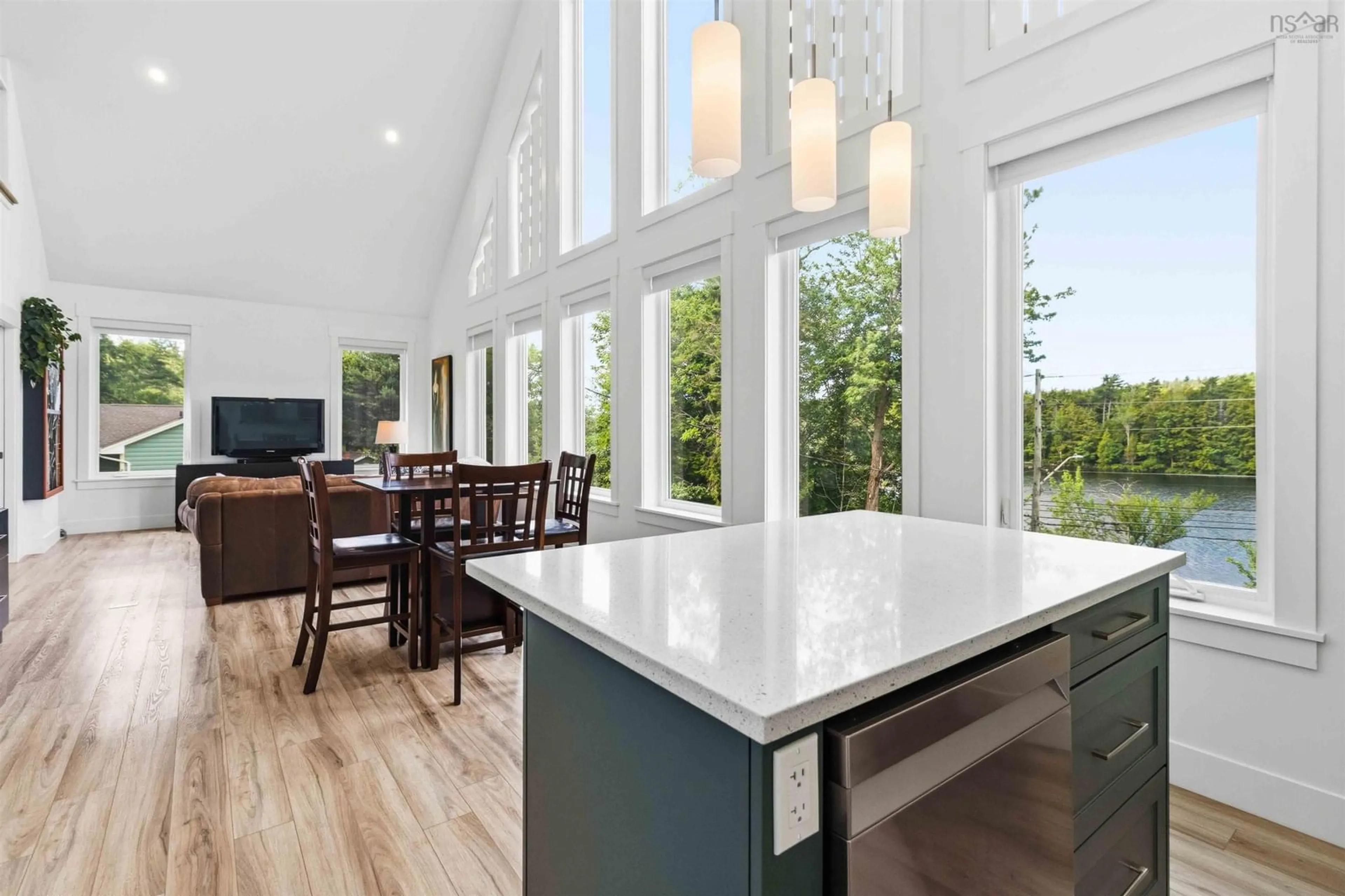 Open concept kitchen, unknown for 4040 Highway 2, Fletchers Lake Nova Scotia B2T 1A3