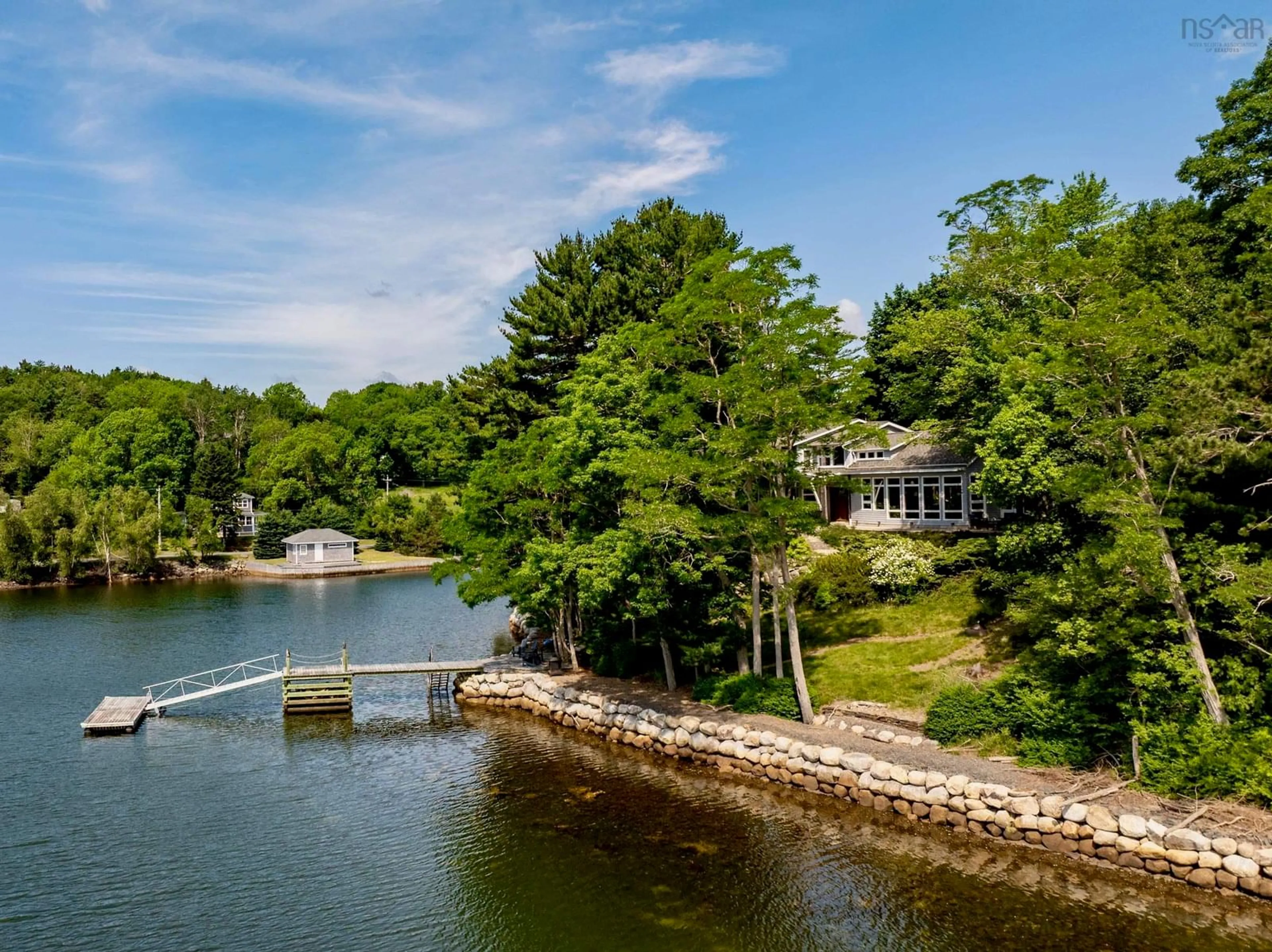 A pic from outside/outdoor area/front of a property/back of a property/a pic from drone, water/lake/river/ocean view for 62 Sunnybrook Rd, Sunnybrook Nova Scotia B0J 2C0