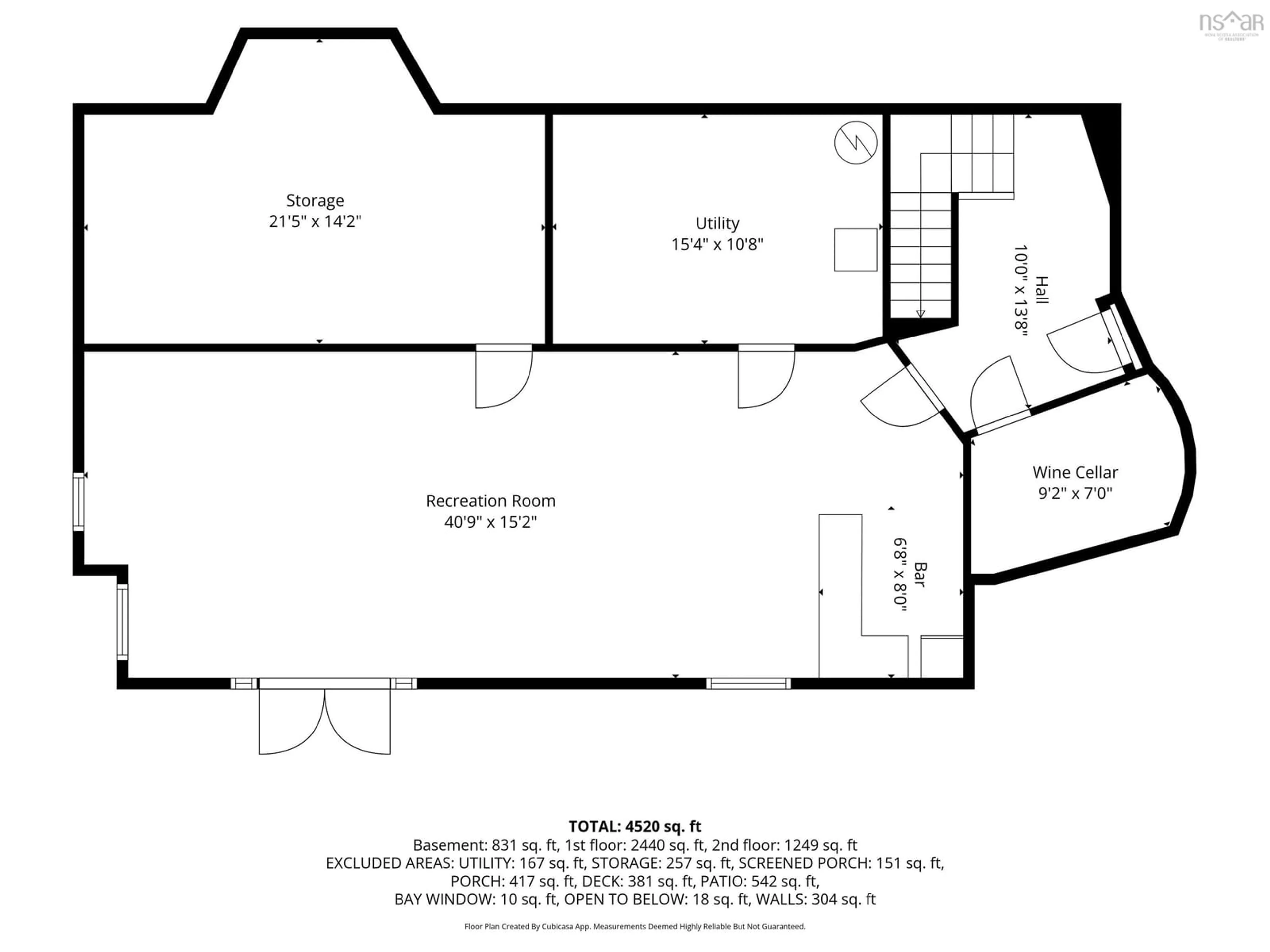 Floor plan for 62 Sunnybrook Rd, Sunnybrook Nova Scotia B0J 2C0