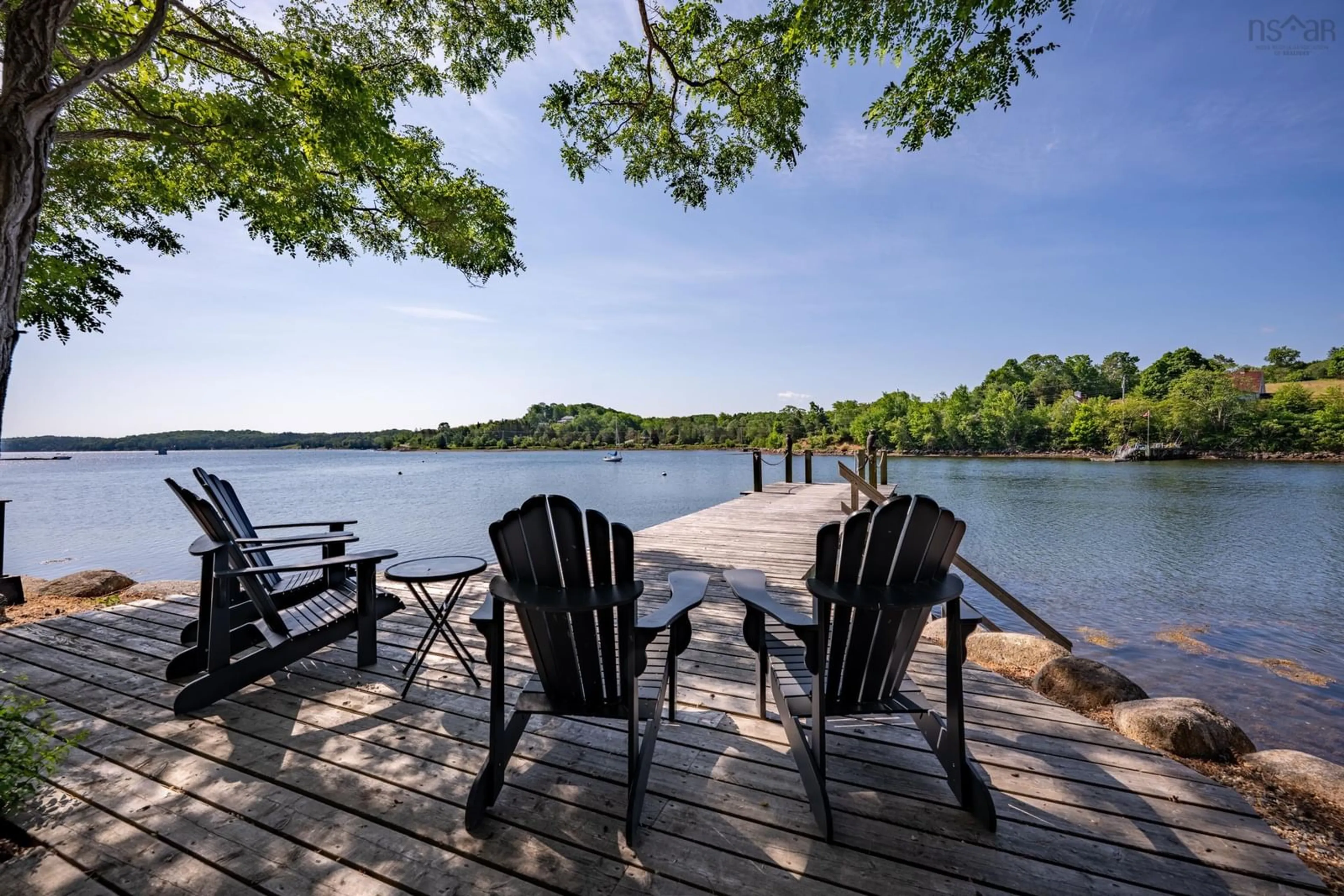 Patio, water/lake/river/ocean view for 62 Sunnybrook Rd, Sunnybrook Nova Scotia B0J 2C0