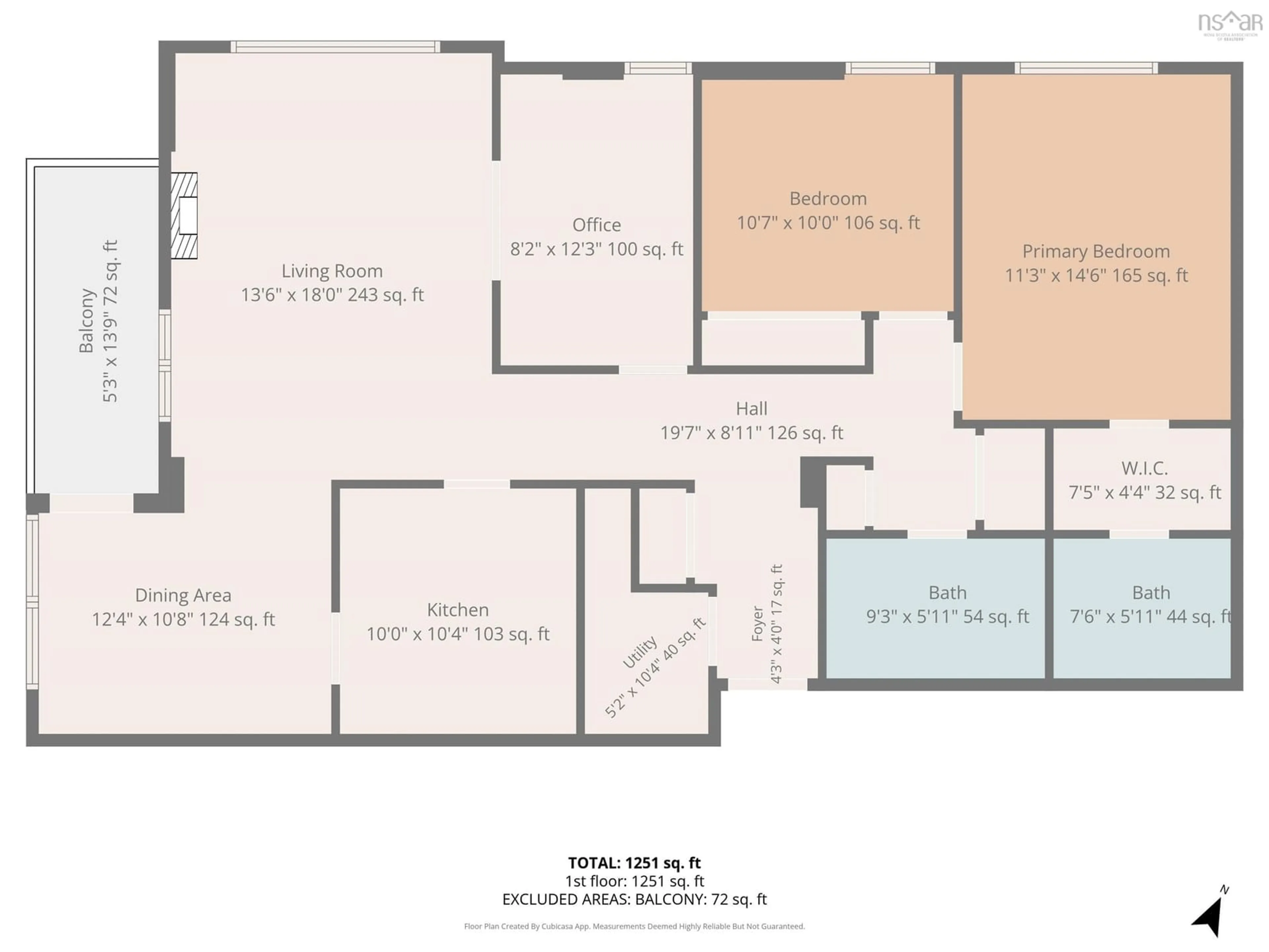 Floor plan for 85 Spinnaker Dr #503, Halifax Nova Scotia B3N 3E3