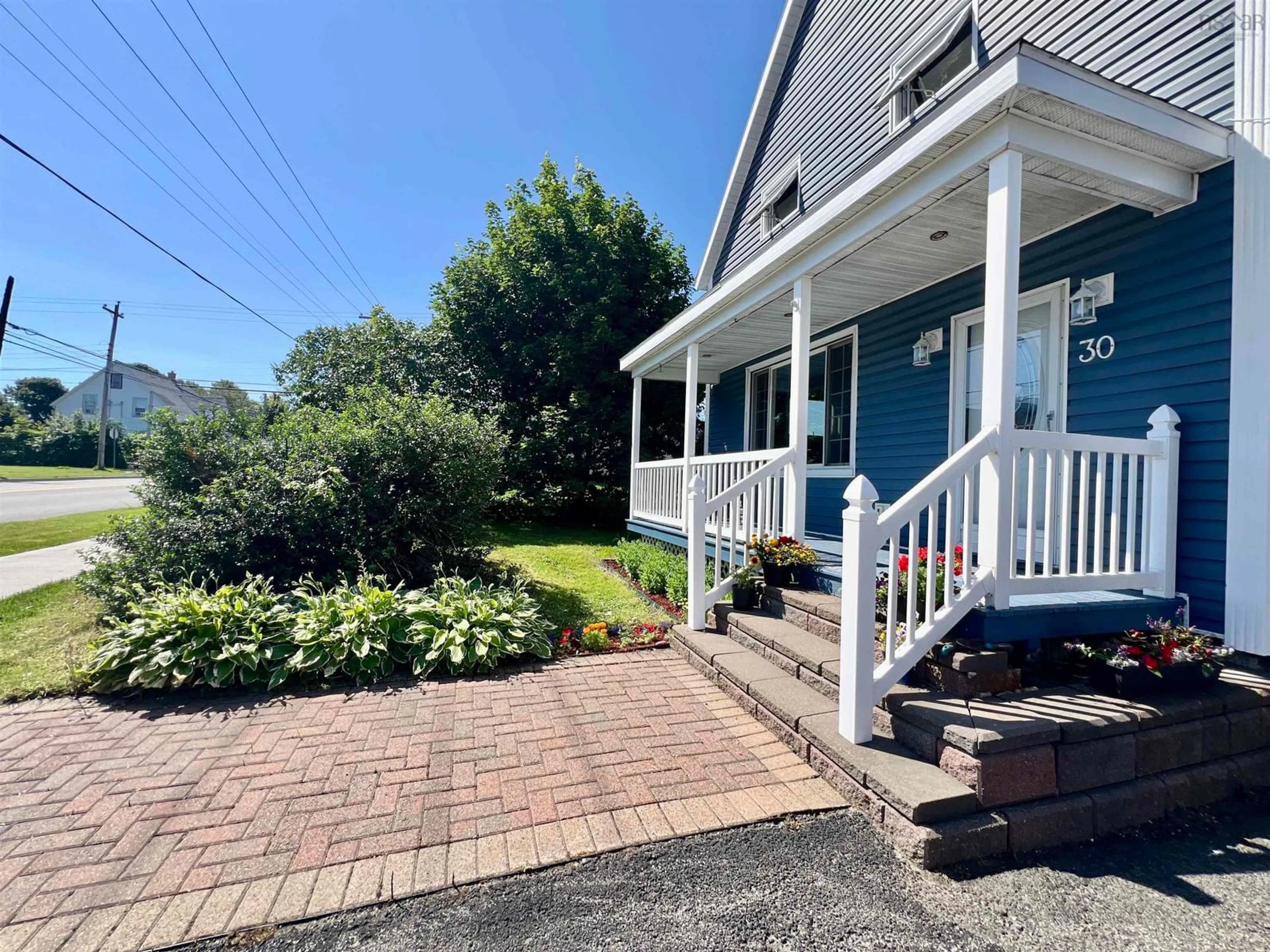 A pic from outside/outdoor area/front of a property/back of a property/a pic from drone, street for 30 Fraser Ave, Sydney Mines Nova Scotia B1V 2B7