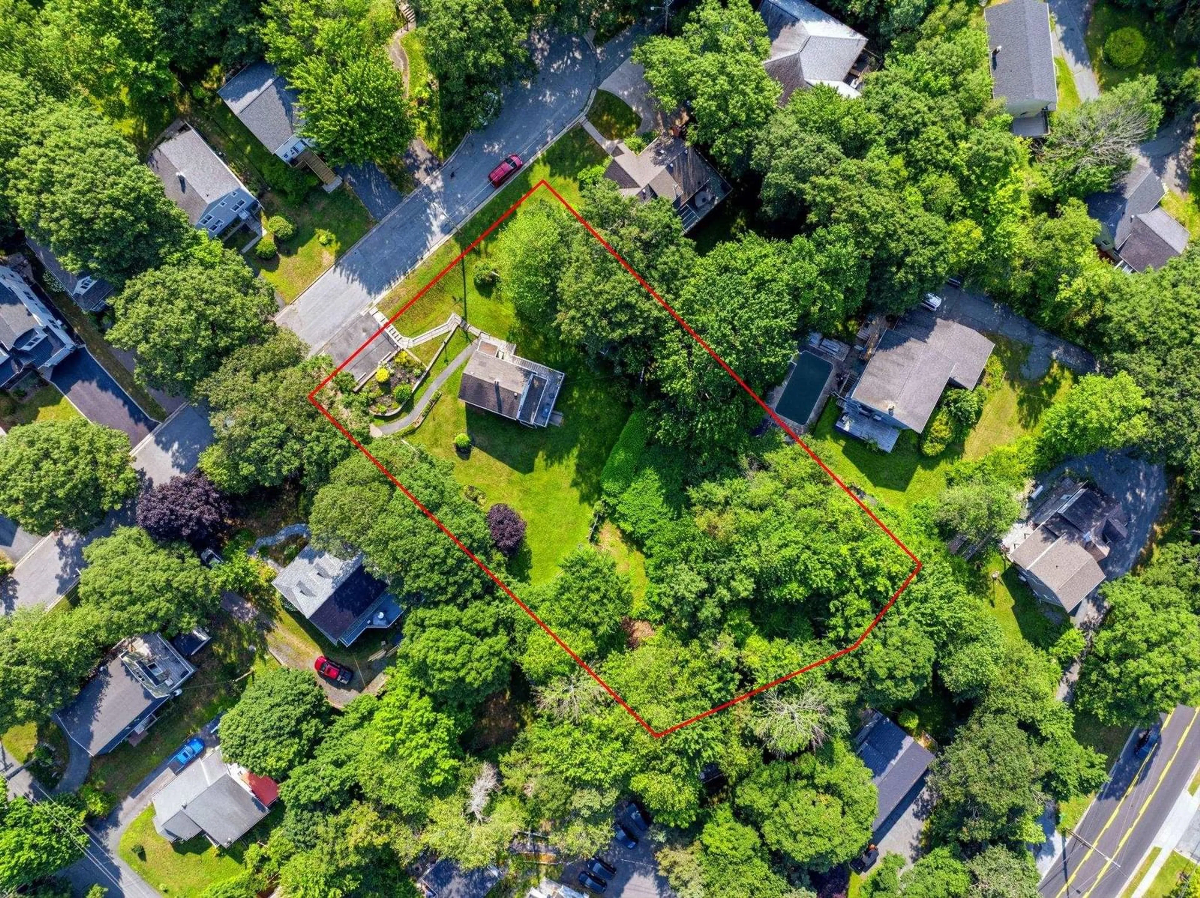 A pic from outside/outdoor area/front of a property/back of a property/a pic from drone, street for 23 Main St, Bedford Nova Scotia B4A 2M8