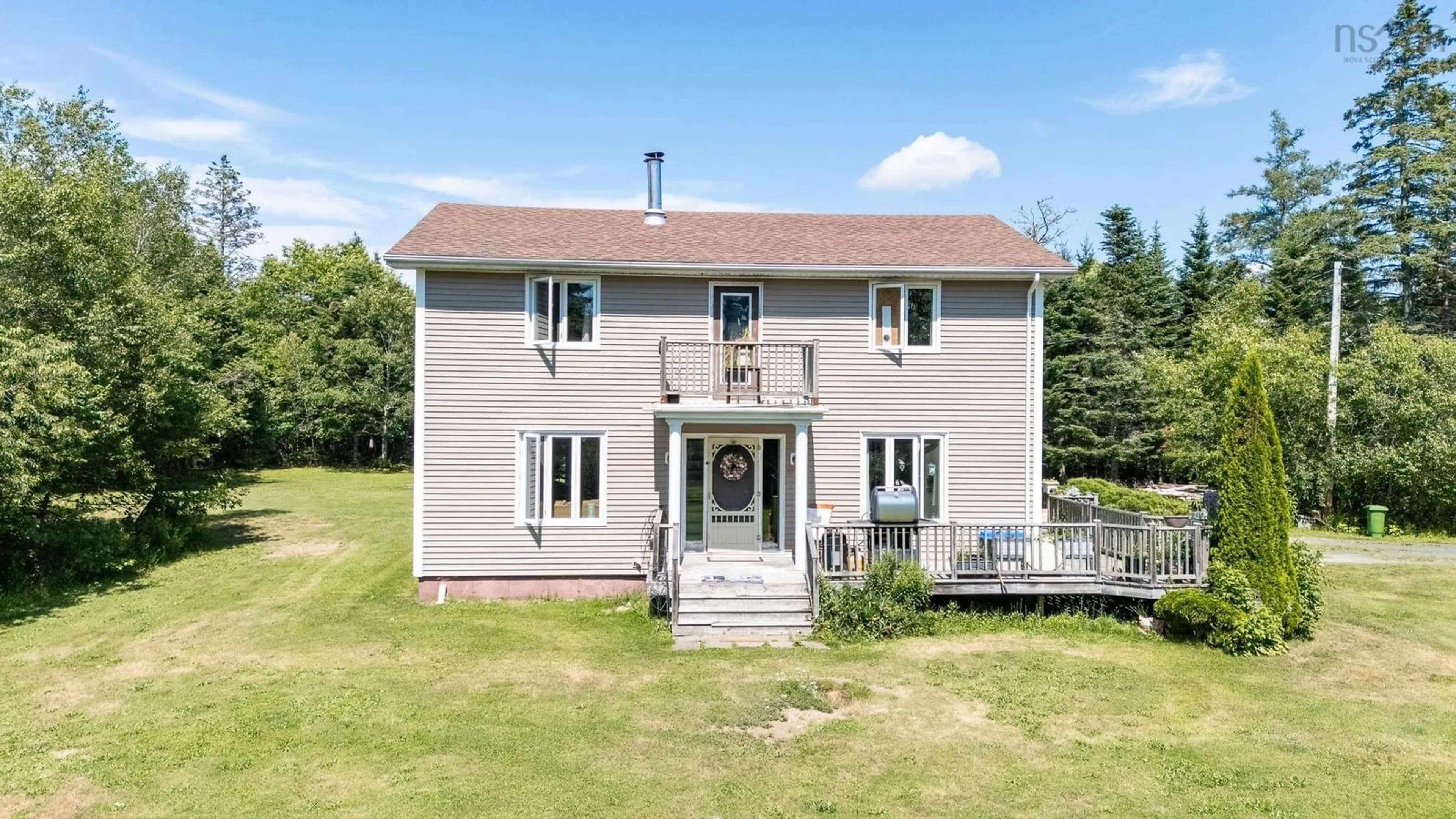 A pic from outside/outdoor area/front of a property/back of a property/a pic from drone, building for 7514 Highway 3, Ste. Anne Du Ruisseau Nova Scotia B0W 2X0