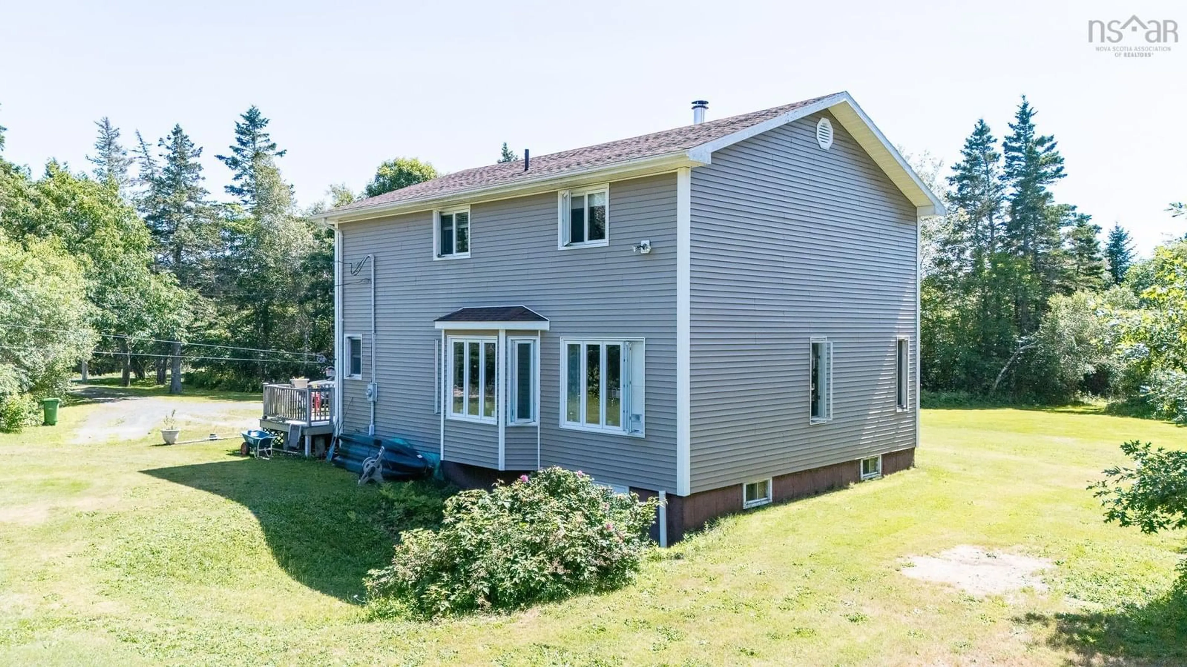 A pic from outside/outdoor area/front of a property/back of a property/a pic from drone, building for 7514 Highway 3, Ste. Anne Du Ruisseau Nova Scotia B0W 2X0