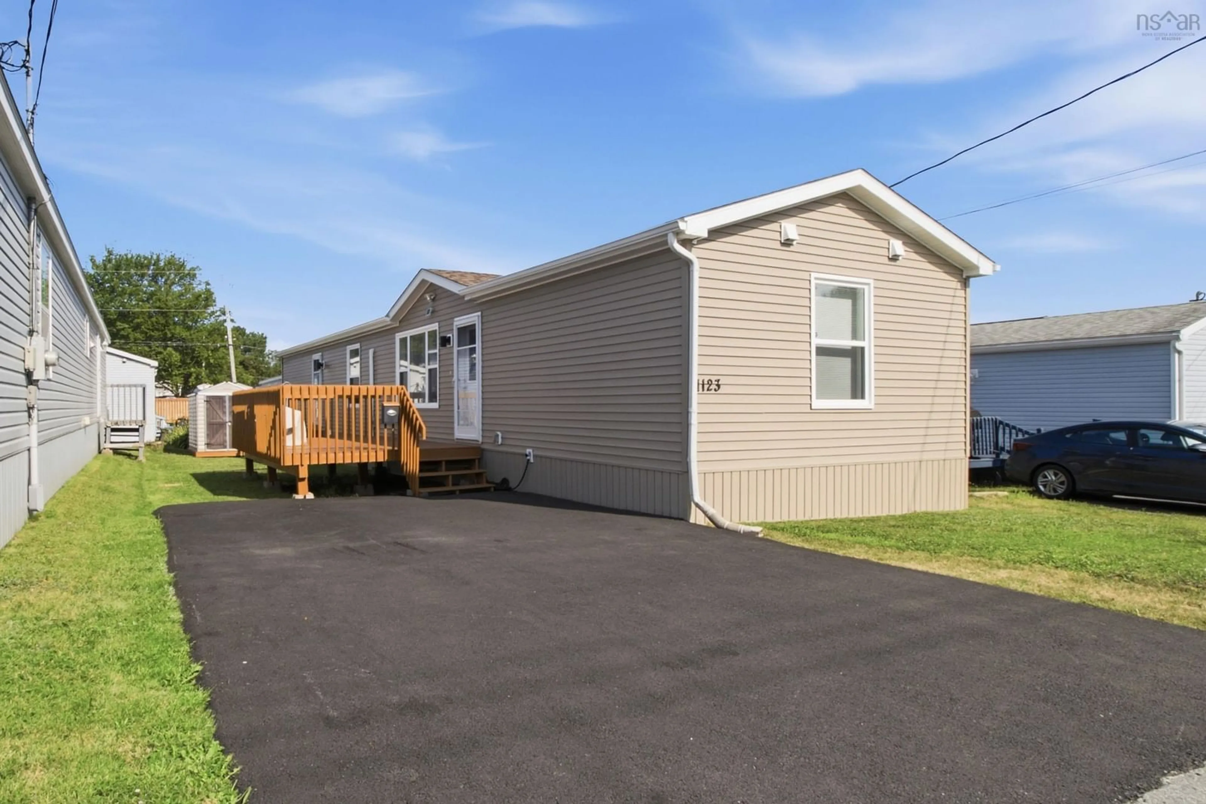 Home with vinyl exterior material, street for 1123 Susan Drive, Beaver Bank Nova Scotia B4E 1P2