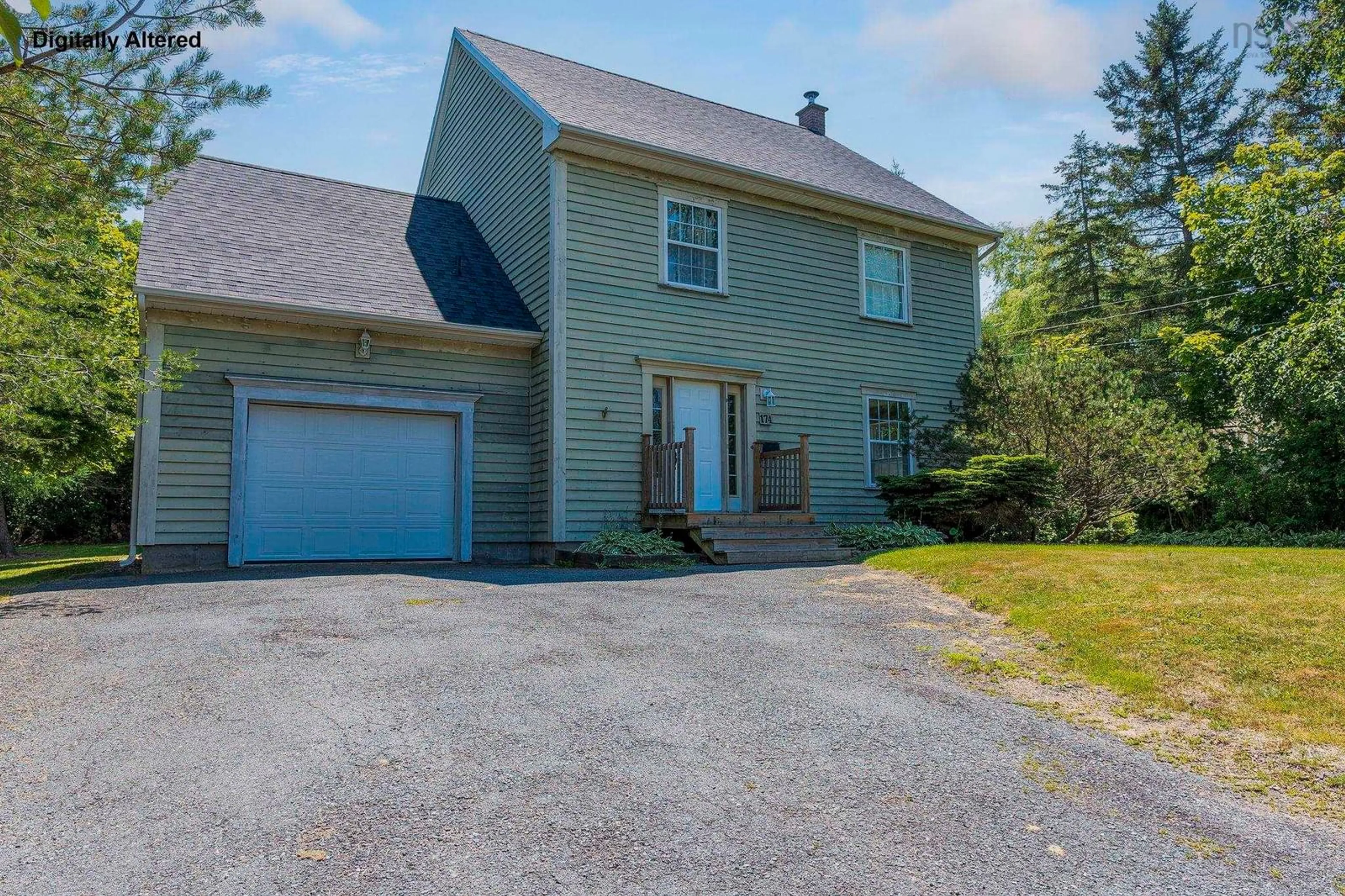 A pic from outside/outdoor area/front of a property/back of a property/a pic from drone, street for 174 Prospect Ave, Kentville Nova Scotia B4N 2L8