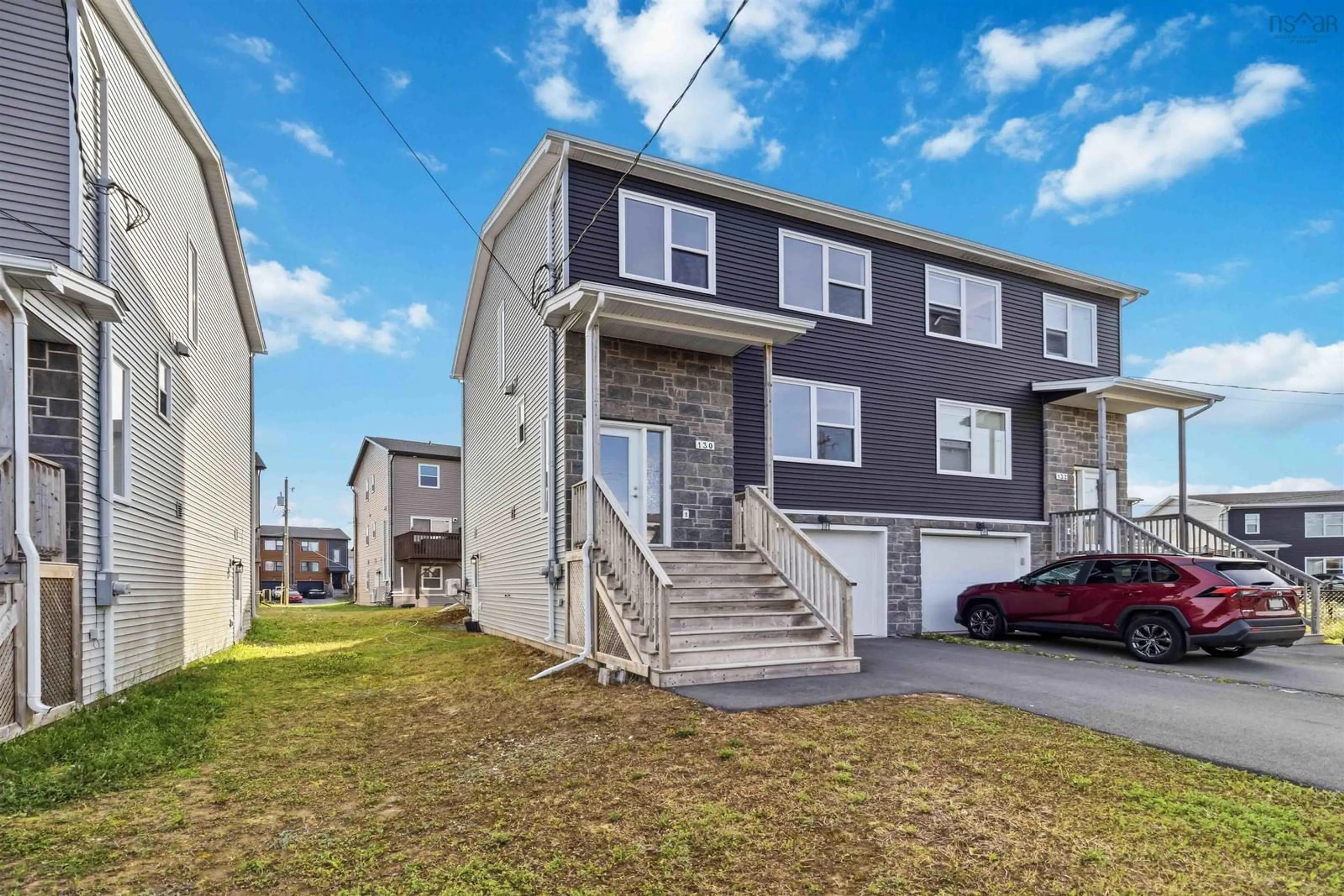 Home with vinyl exterior material, street for 130 Cortland Ridge, Spryfield Nova Scotia B3R 0G6
