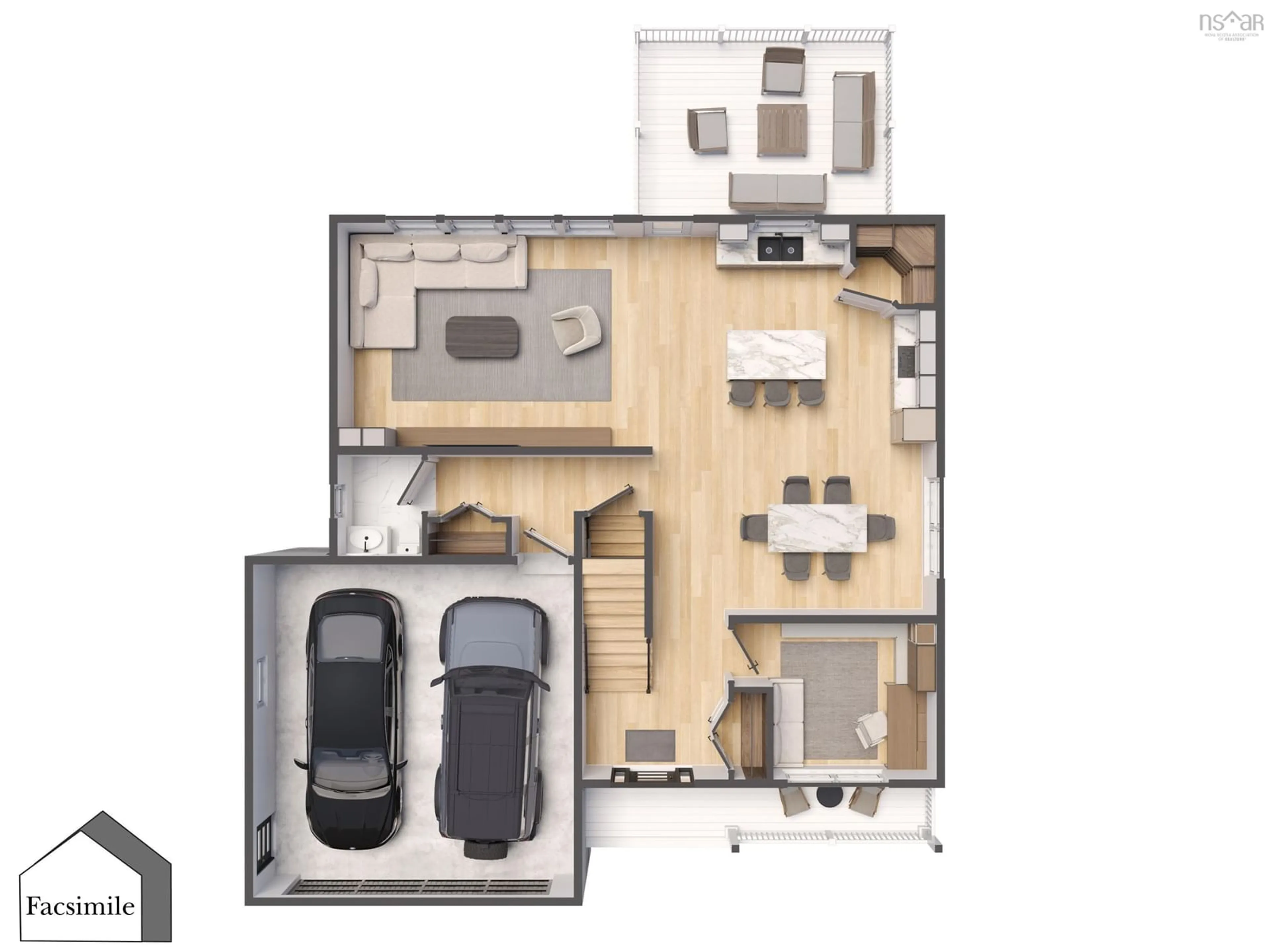 Floor plan for Unit 1 Axehill Crt, Upper Tantallon Nova Scotia B3Z 1M5