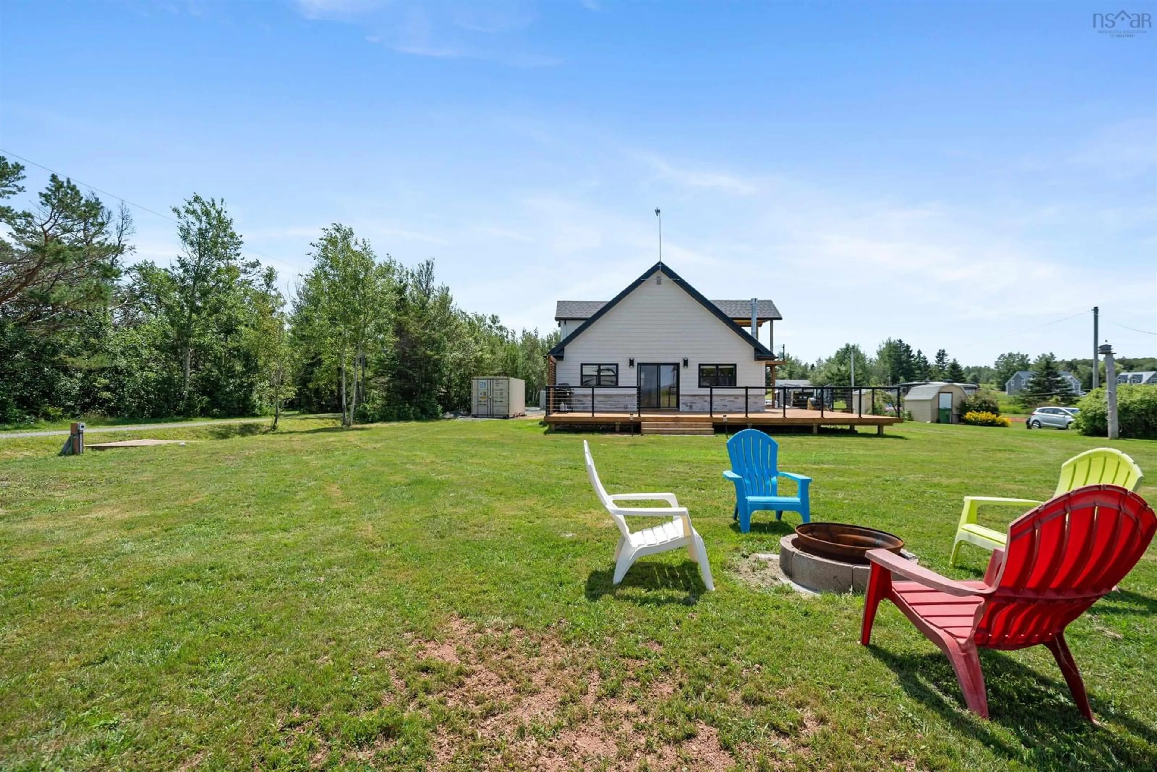 Patio, water/lake/river/ocean view for 37 Reid Dr, Gulf Shore Nova Scotia B0K 1L0