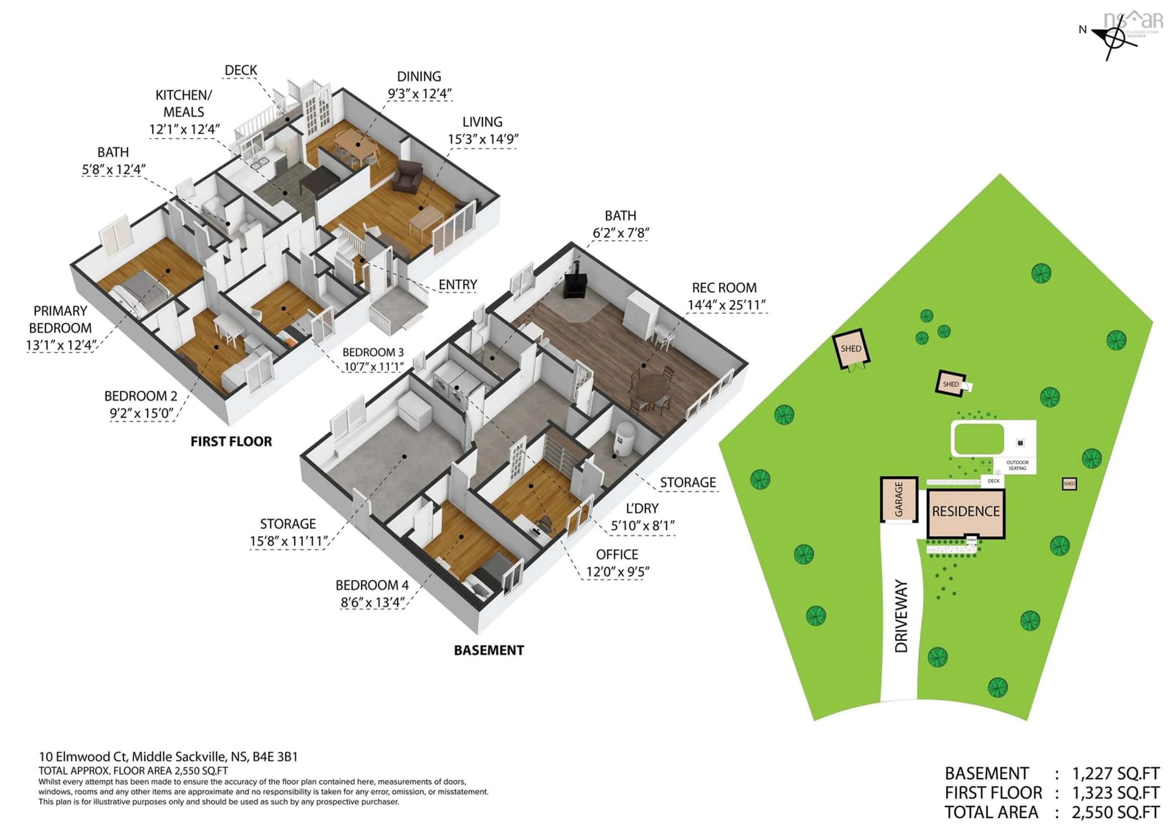 Floor plan for 10 Elmwood Crt, Sackville Nova Scotia B4E 3B1