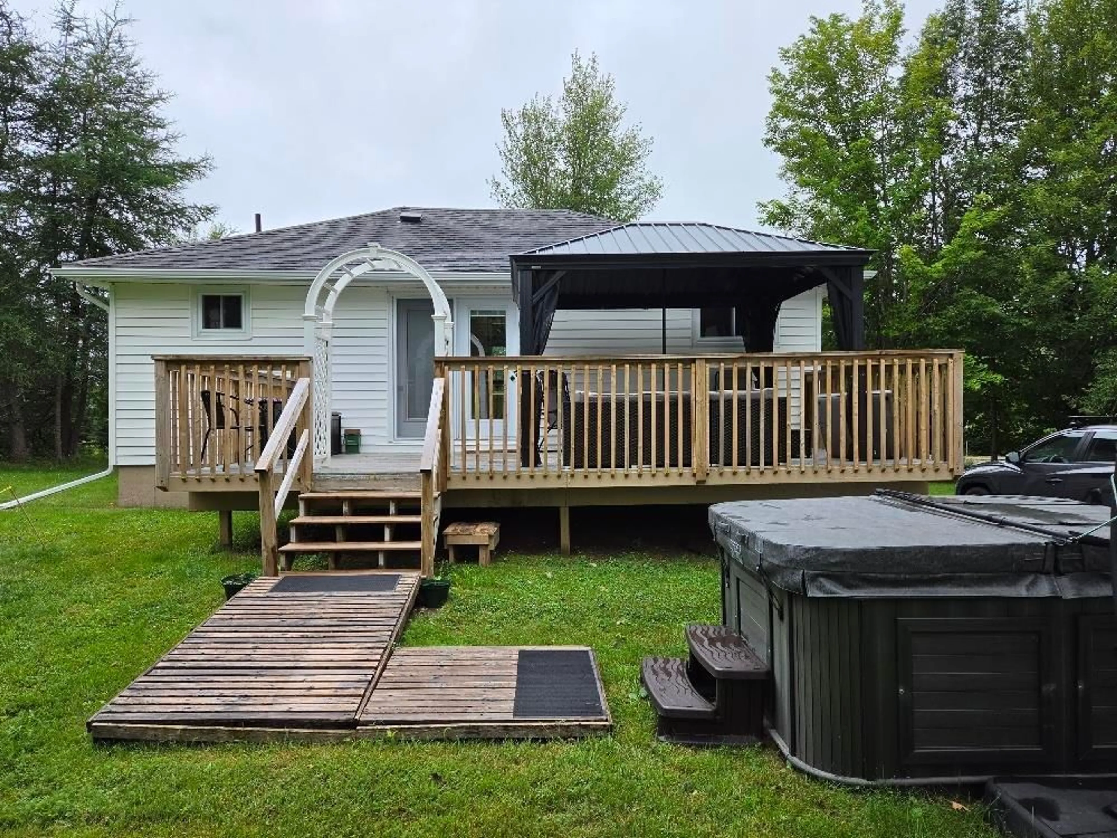 Patio, unknown for 223 Salmon River Rd, Valley Nova Scotia B6L 2T1