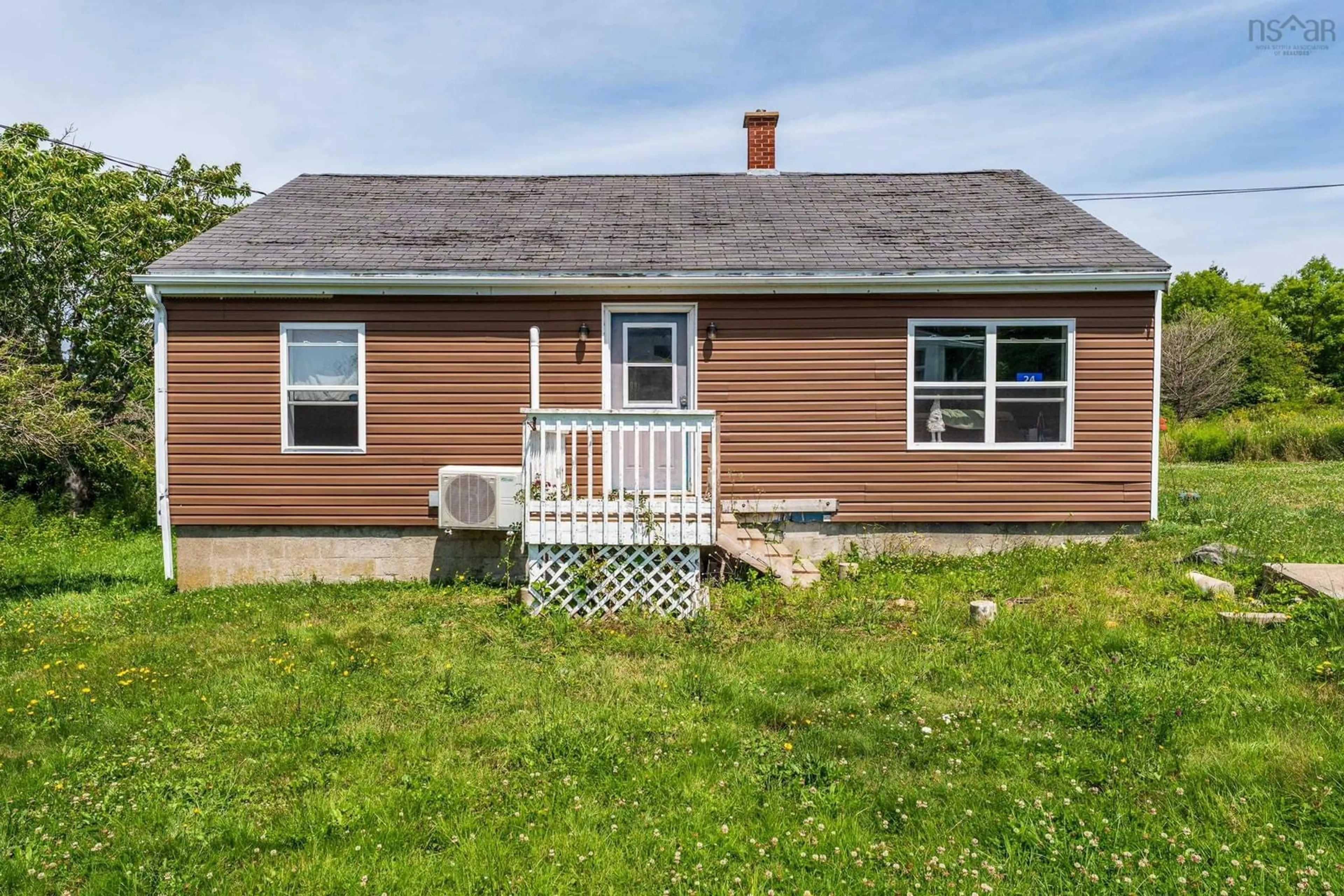 Home with vinyl exterior material, street for 24 Doucet Wharf Rd, Lower Wedgeport Nova Scotia B0W 2B0