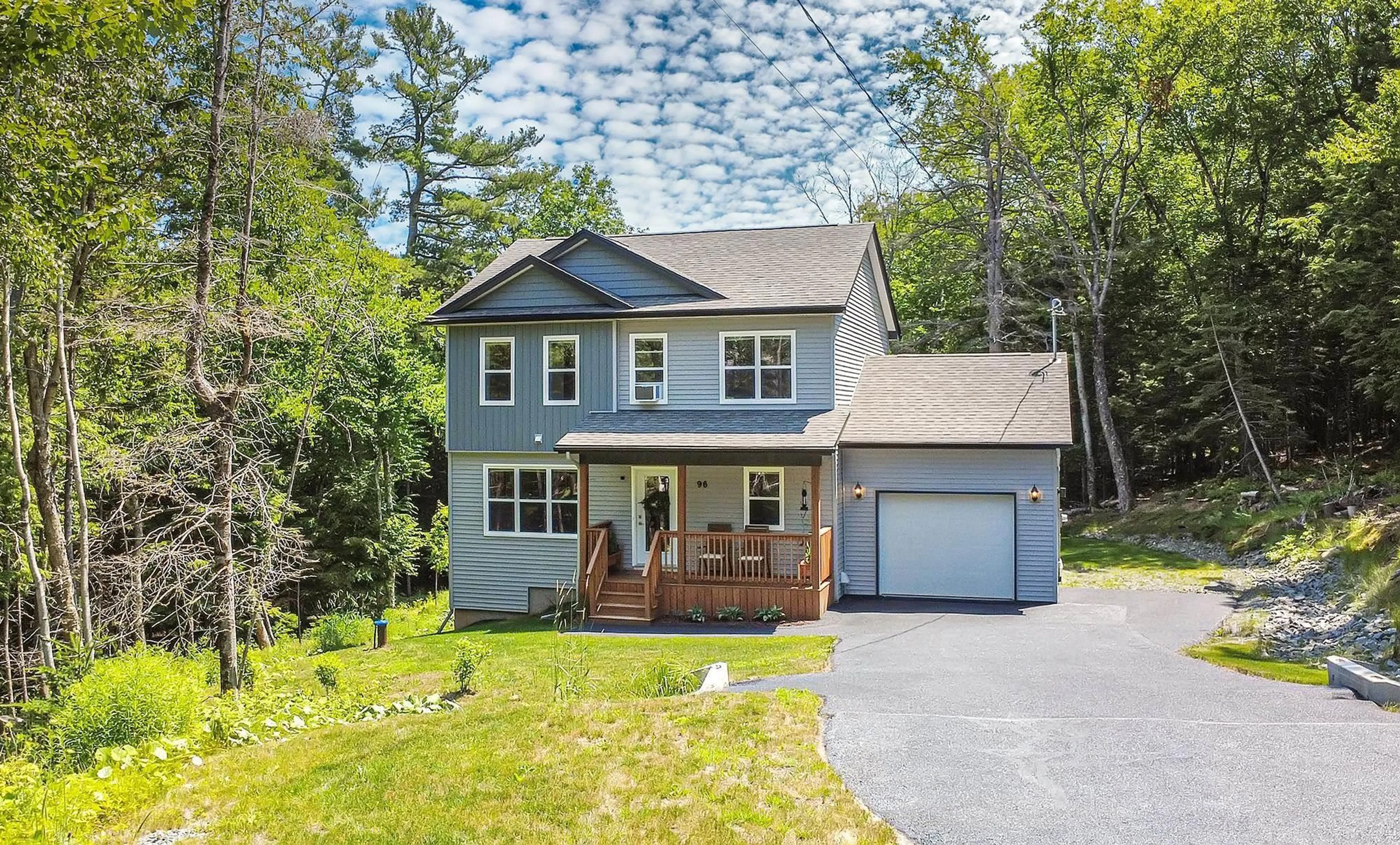 Home with vinyl exterior material, street for 96 Candace Lane, Lucasville Nova Scotia B4B 2H5