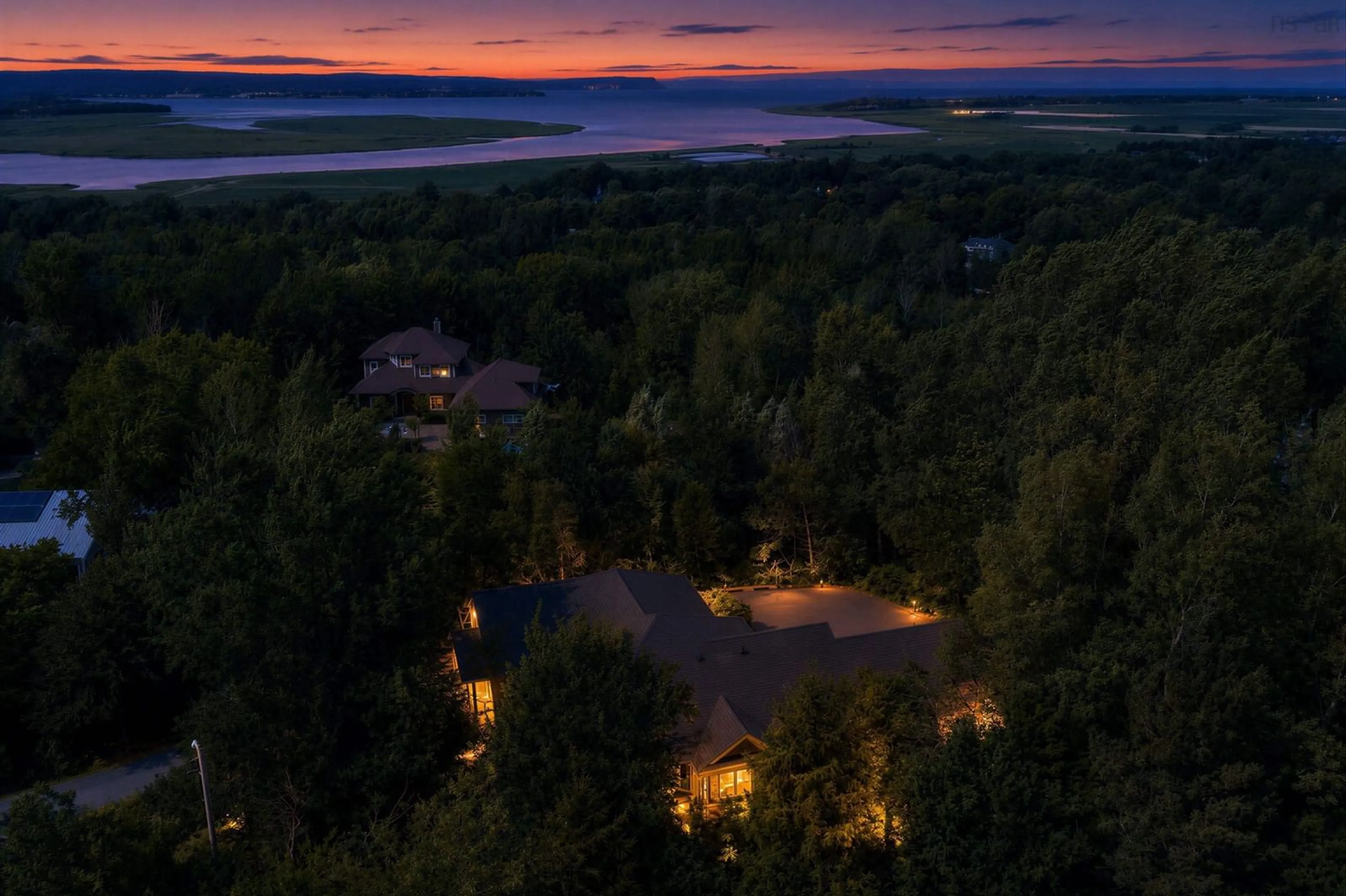 A pic from outside/outdoor area/front of a property/back of a property/a pic from drone, water/lake/river/ocean view for 149 Orchard Ave, Wolfville Nova Scotia B4P 2J2