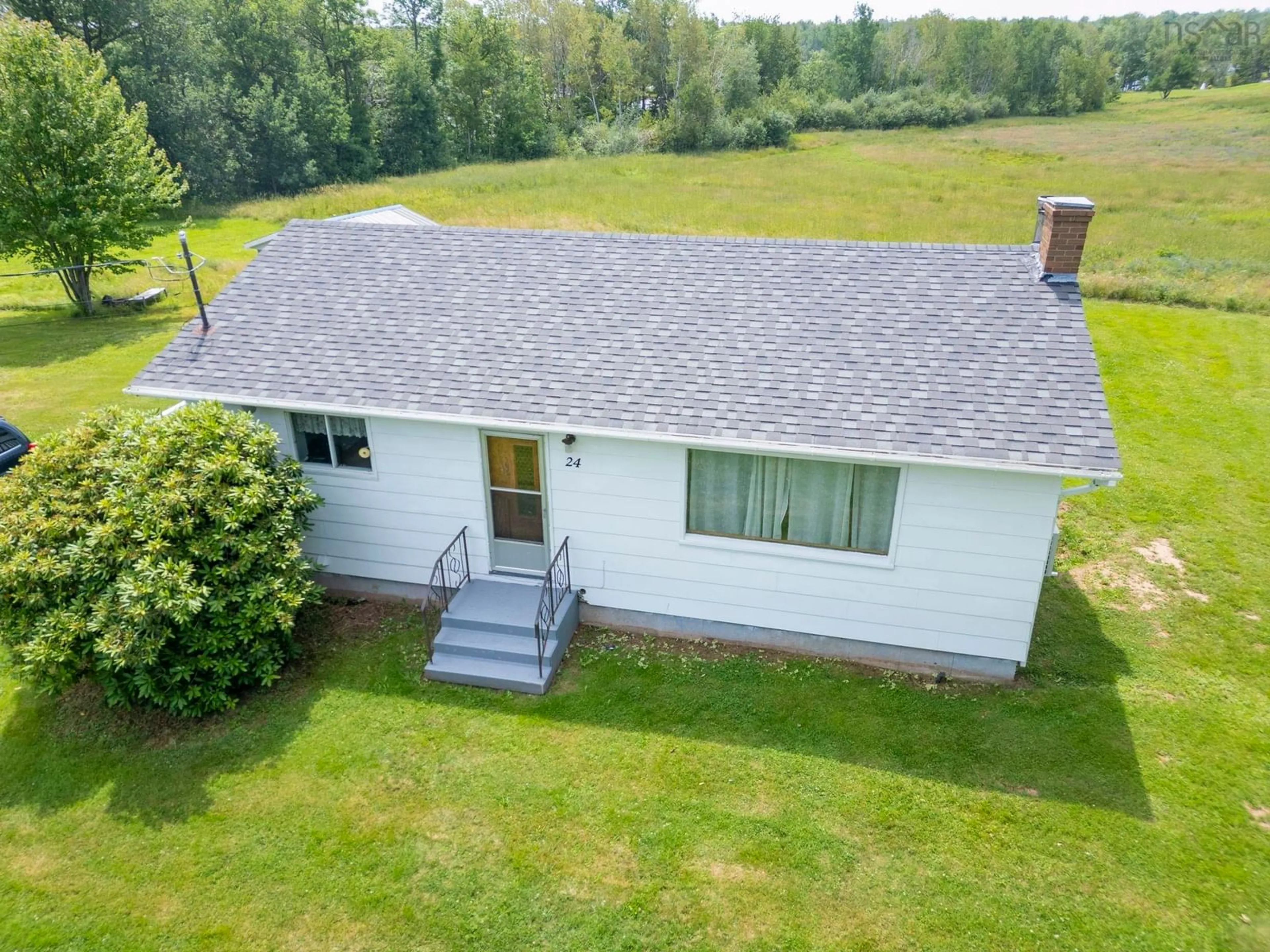 A pic from outside/outdoor area/front of a property/back of a property/a pic from drone, unknown for 24 River John Rd, River John Nova Scotia B0K 1N0