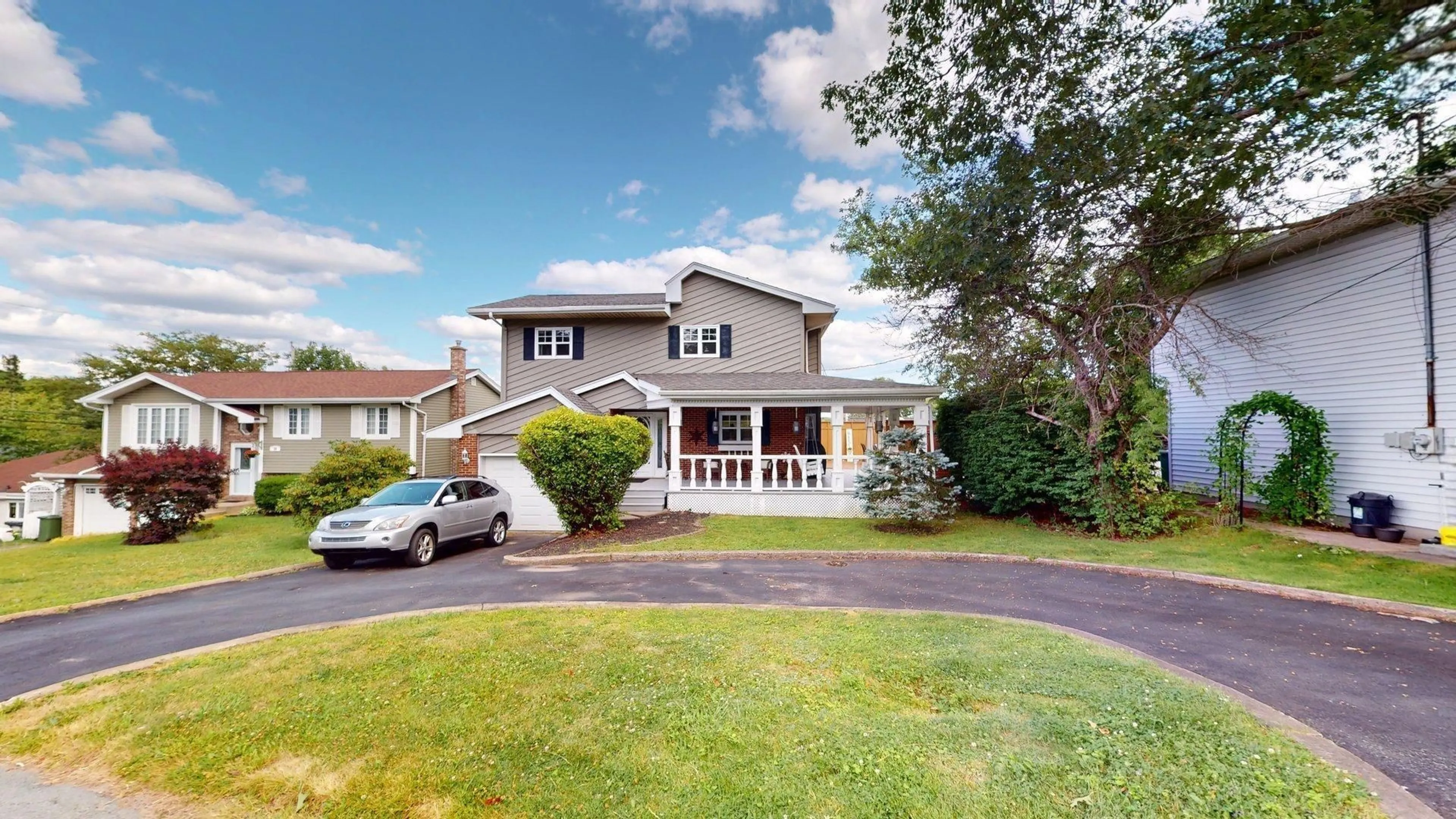 A pic from outside/outdoor area/front of a property/back of a property/a pic from drone, street for 8 Glen Manor Drive, Dartmouth Nova Scotia B3A 3S5