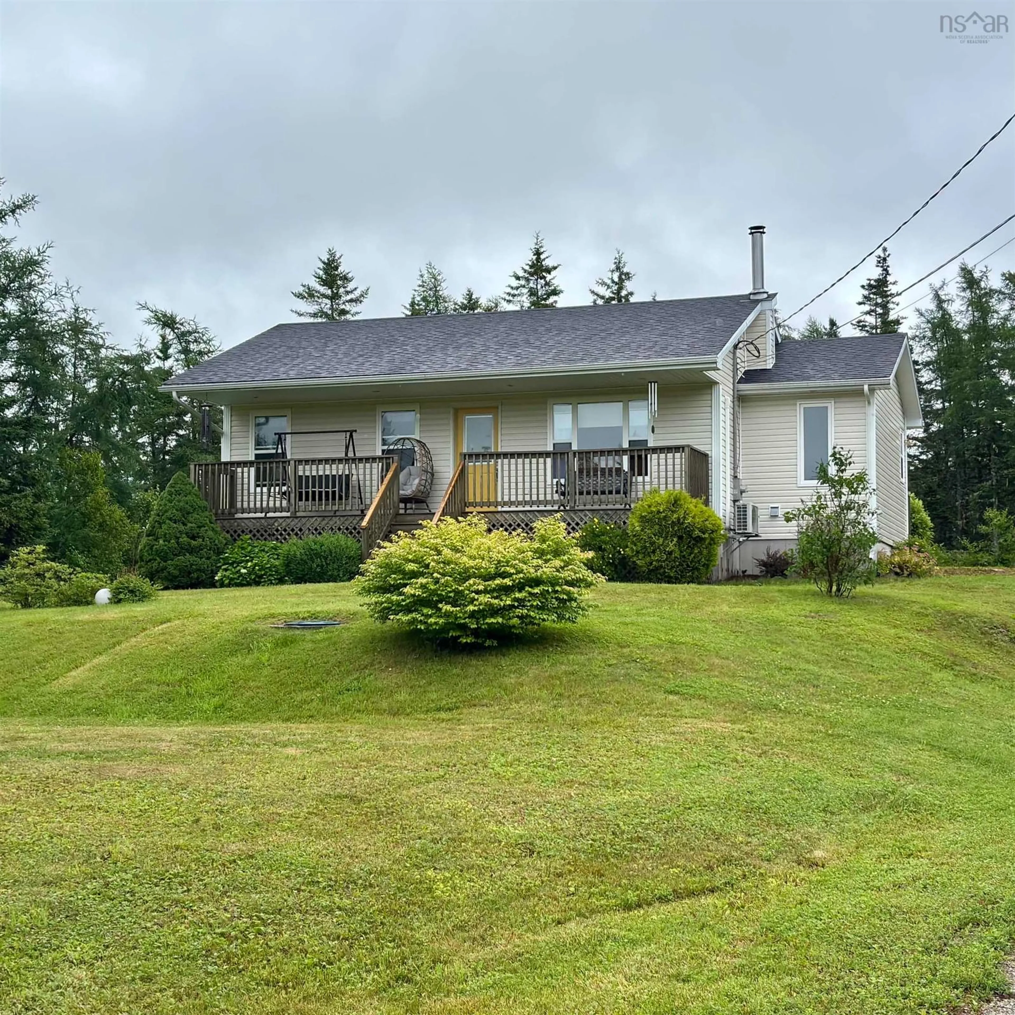 A pic from outside/outdoor area/front of a property/back of a property/a pic from drone, unknown for 1619 Gabarus Hwy, Prime Brook Nova Scotia B1L 1E8