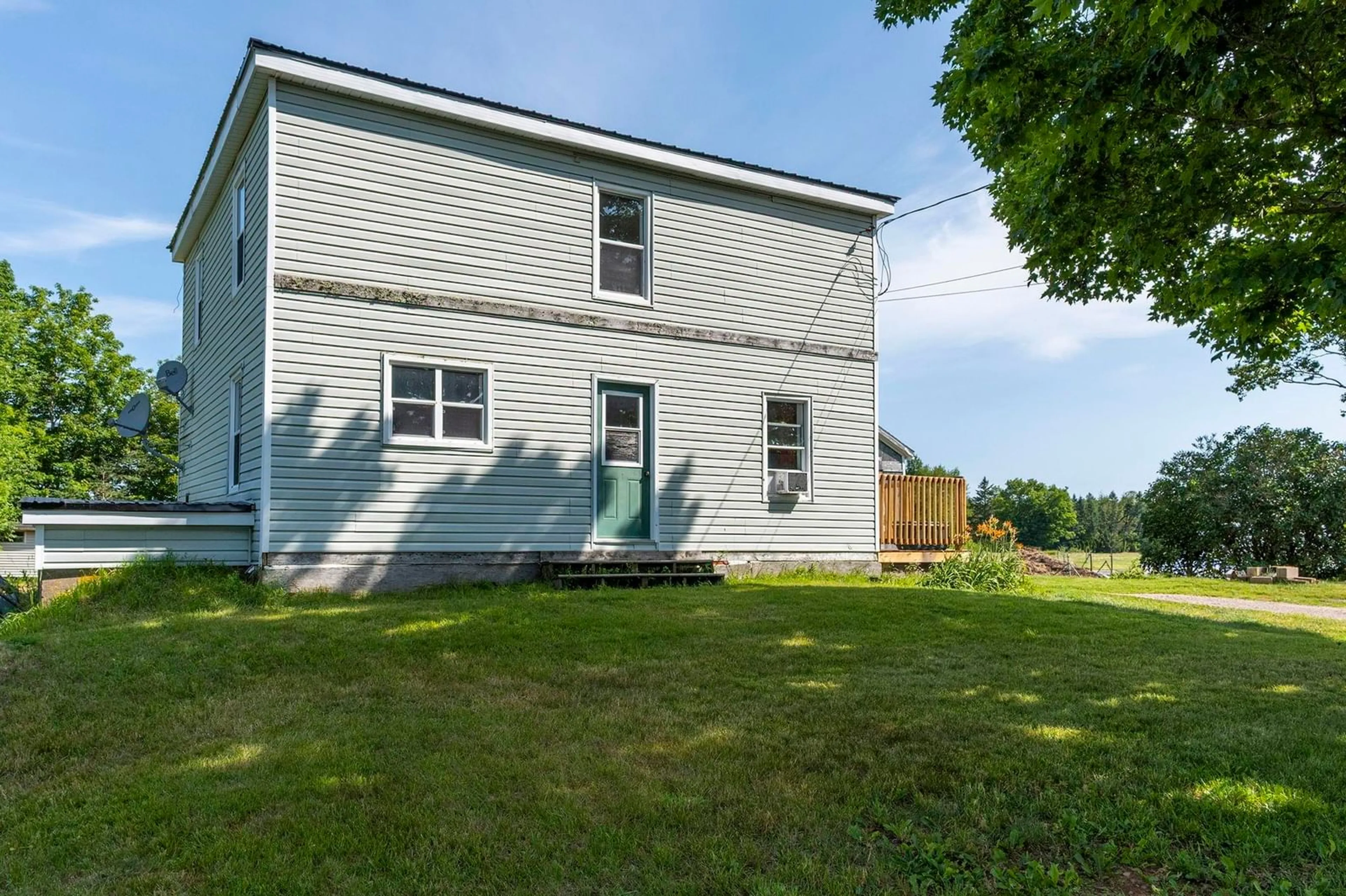 A pic from outside/outdoor area/front of a property/back of a property/a pic from drone, building for 1103 Gospel Woods Rd, Glenmont Nova Scotia B0P 1H0