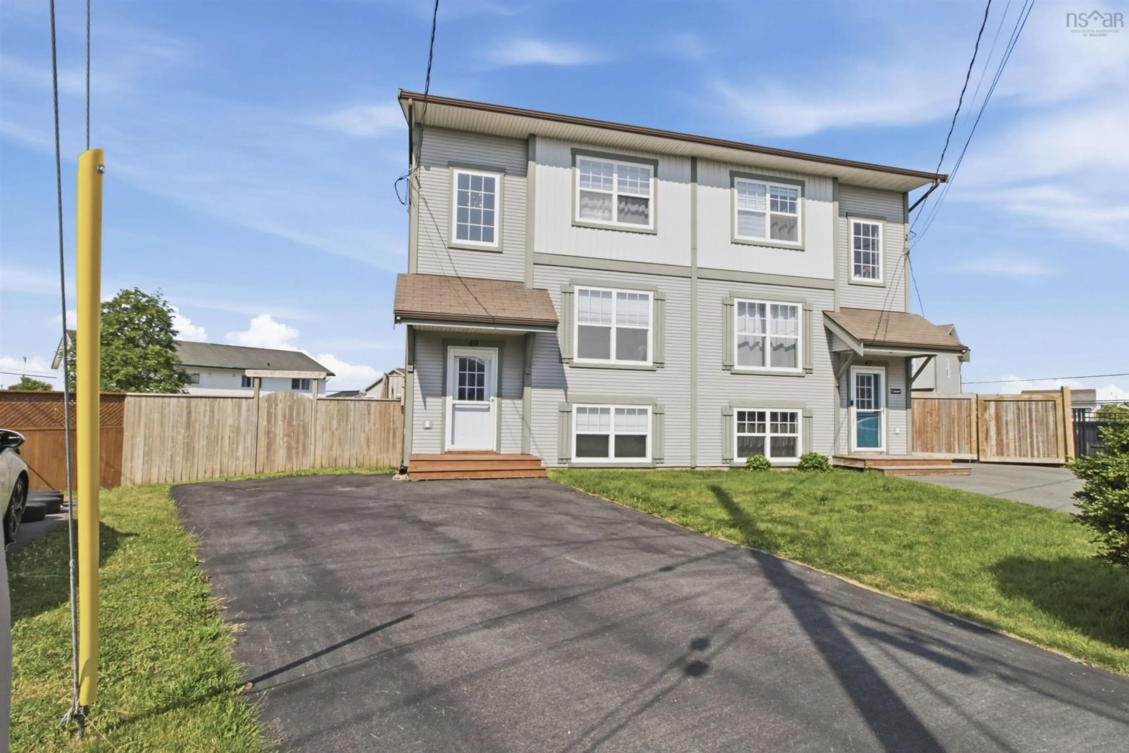 A pic from outside/outdoor area/front of a property/back of a property/a pic from drone, street for 49 Delcraft Crt, Eastern Passage Nova Scotia B3G 0B2