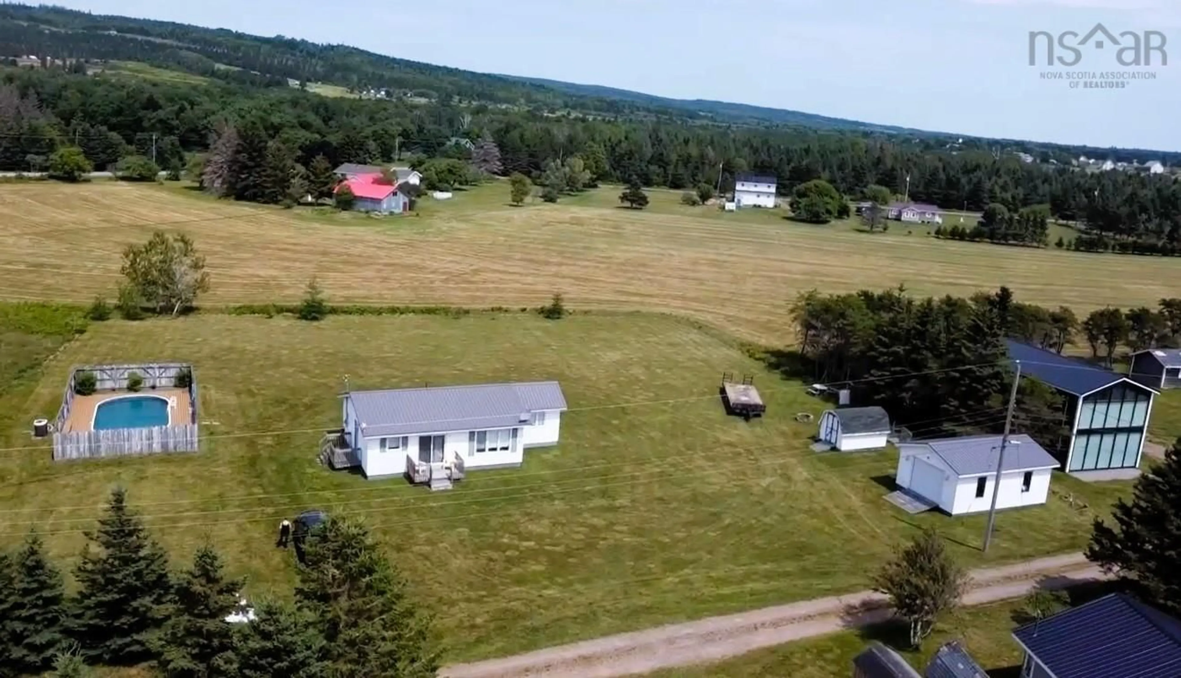 A pic from outside/outdoor area/front of a property/back of a property/a pic from drone, unknown for 74 Brickhills Lane, Economy Nova Scotia B0M 1B0