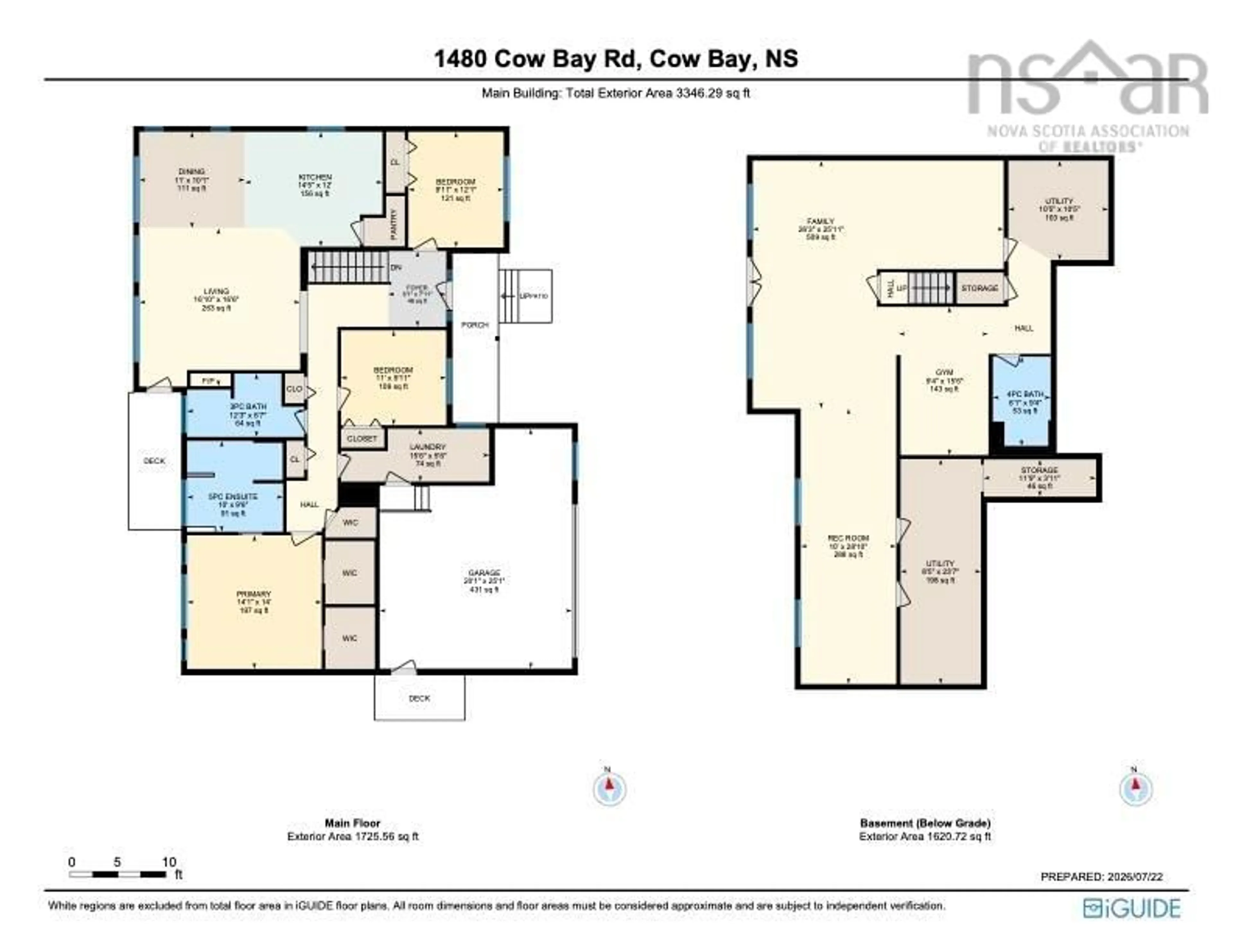 Floor plan for 1480 Cow Bay Road, Cow Bay Nova Scotia B3G 1L3