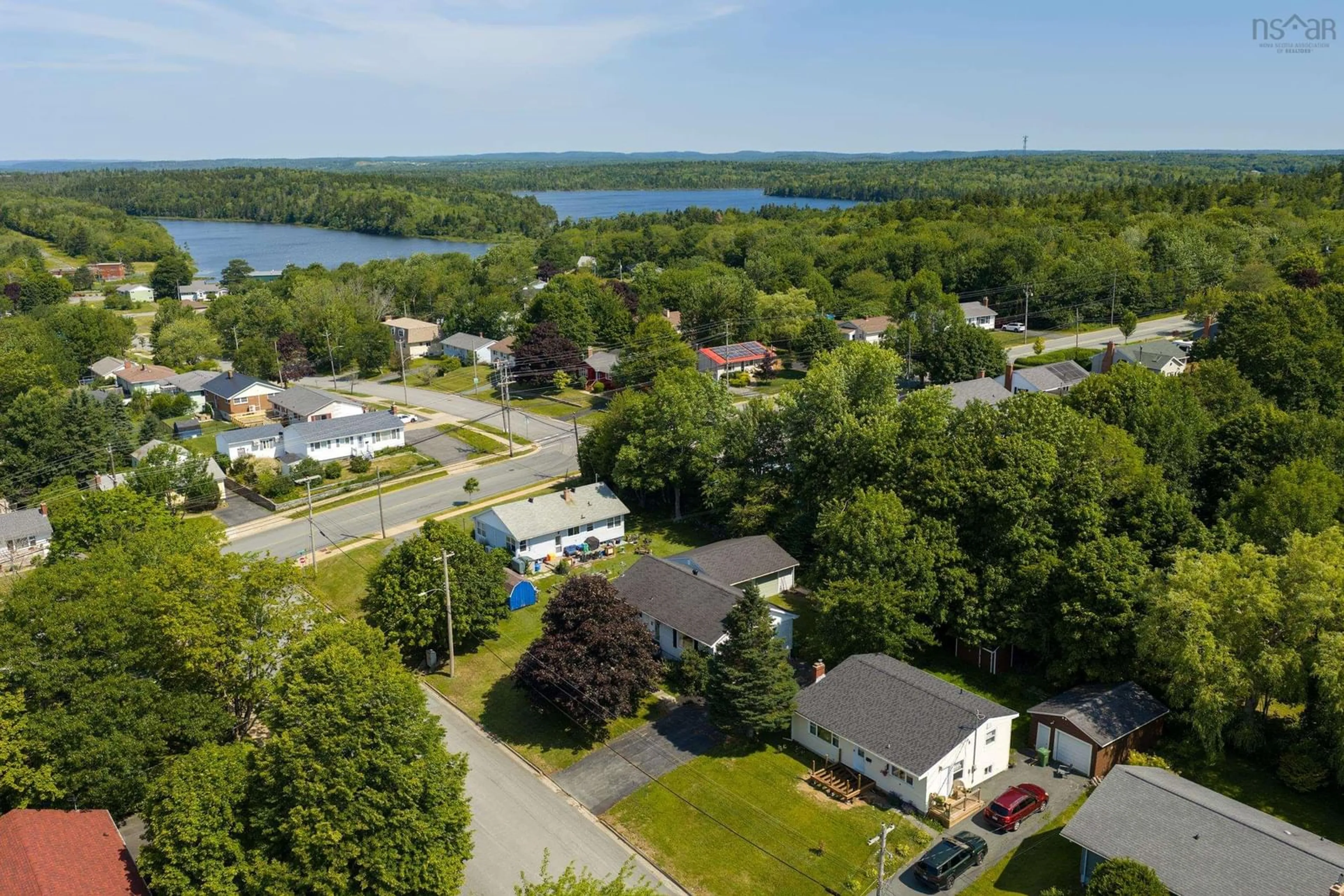 A pic from outside/outdoor area/front of a property/back of a property/a pic from drone, water/lake/river/ocean view for 3 Belle Vista Dr, Dartmouth Nova Scotia B2W 2X1