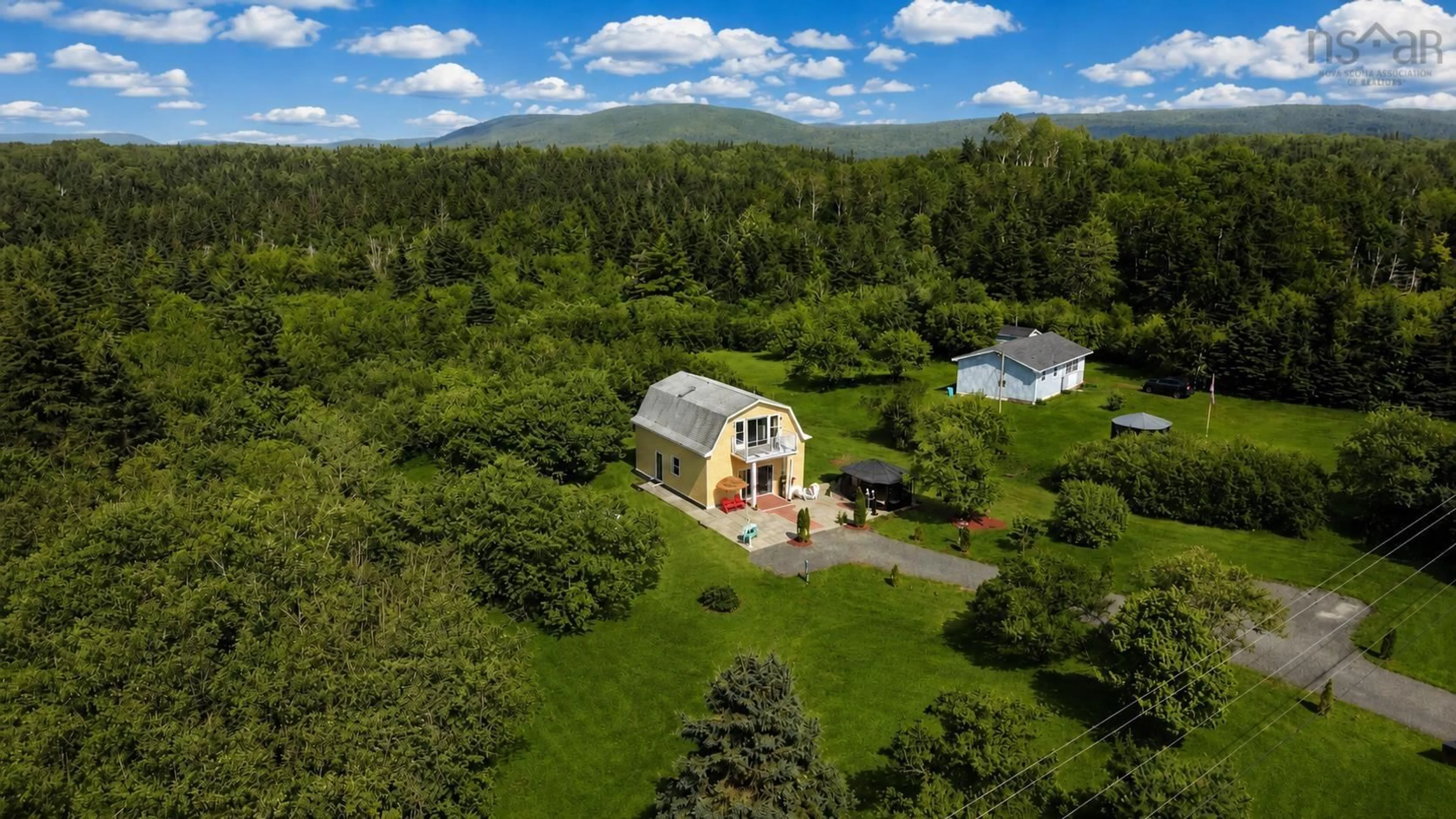 A pic from outside/outdoor area/front of a property/back of a property/a pic from drone, unknown for 19203 Highway 19, Southwest Margaree Nova Scotia B0E 3H0