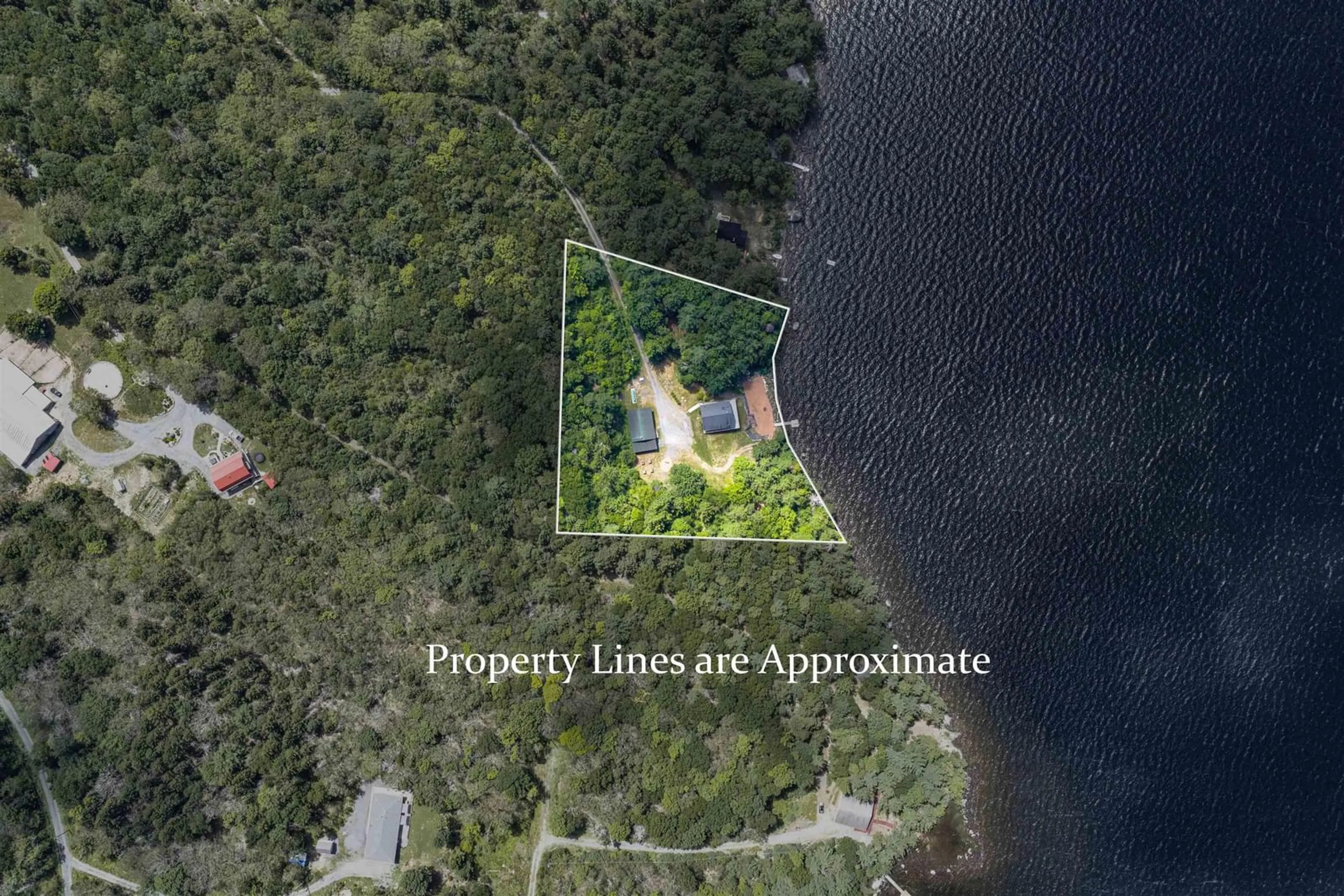 A pic from outside/outdoor area/front of a property/back of a property/a pic from drone, water/lake/river/ocean view for 48 Eco Lane, Hebbs Cross Nova Scotia B4V 0X1