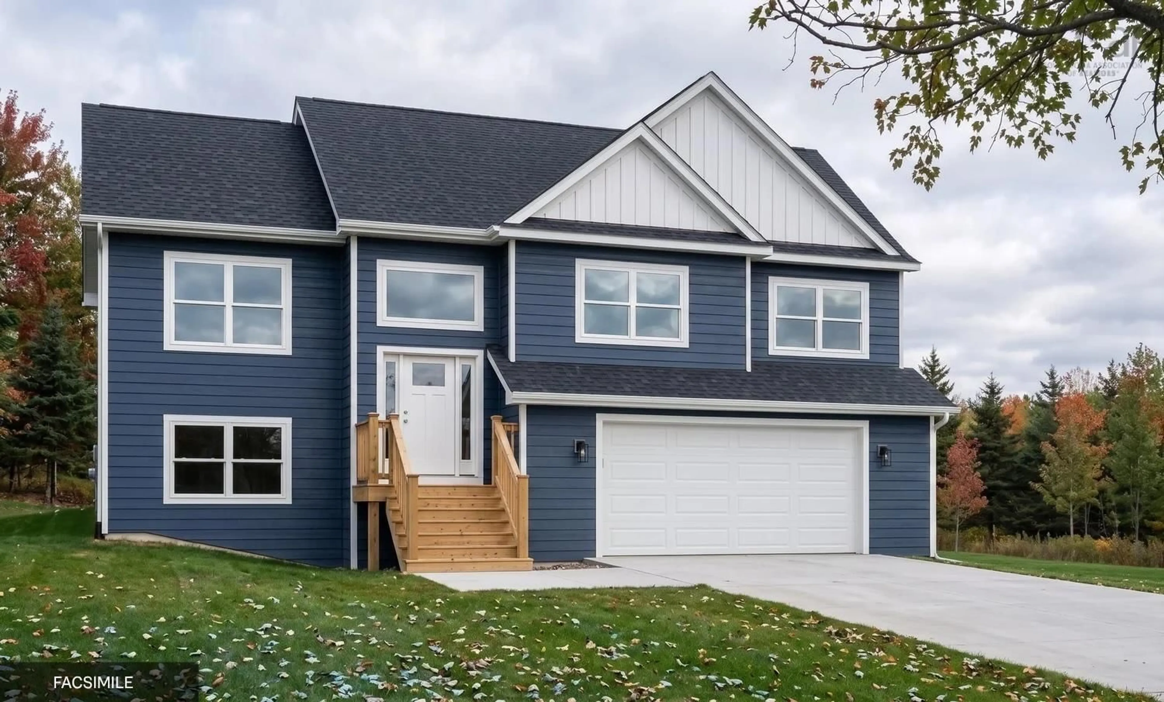 Home with vinyl exterior material, street for 579 Everwood Ave #Lot 414A, Hammonds Plains Nova Scotia B3Z 0J6