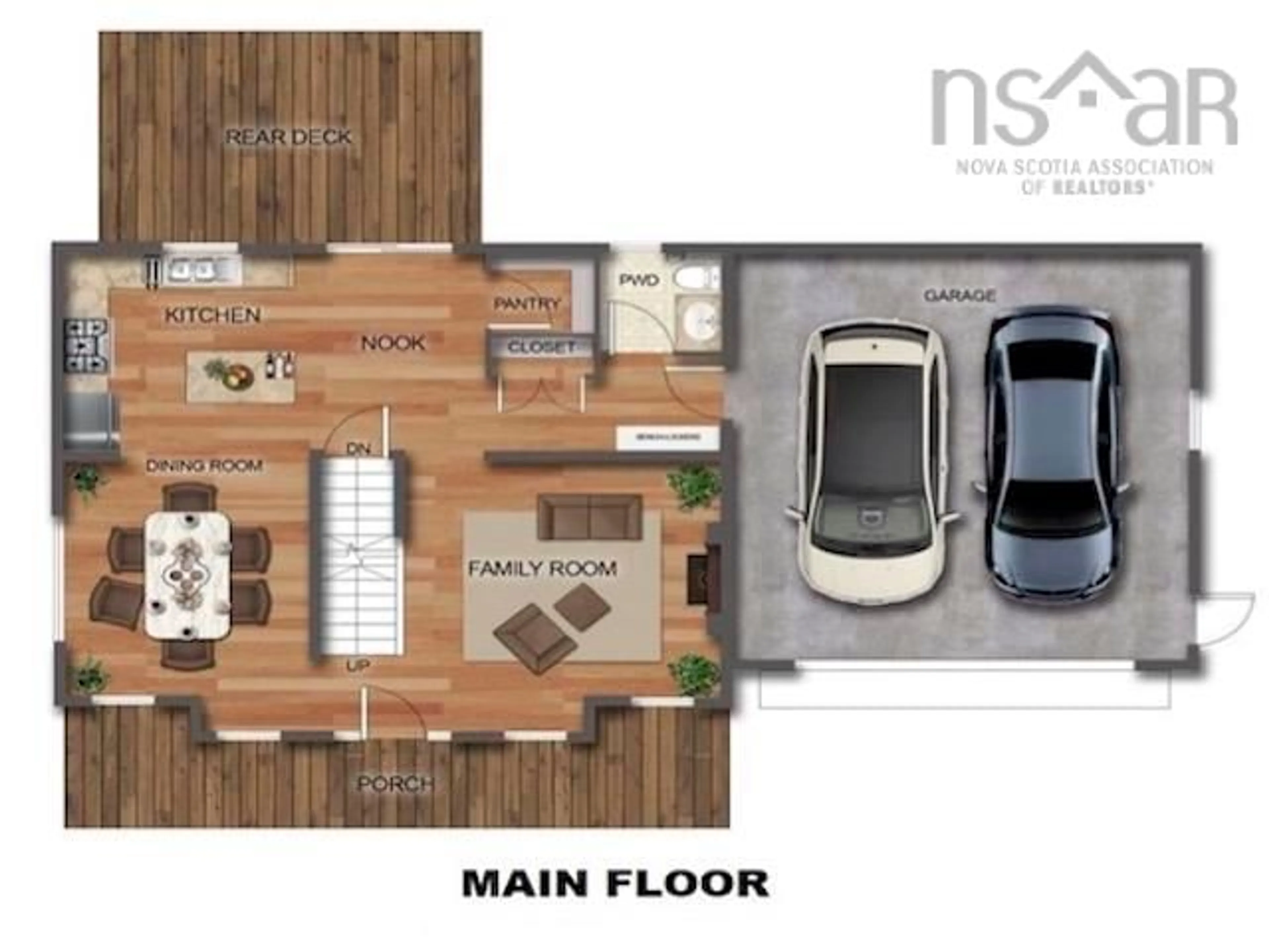 Floor plan for 572 Everwood Ave #Lot 443, Hammonds Plains Nova Scotia B3Z 0J6