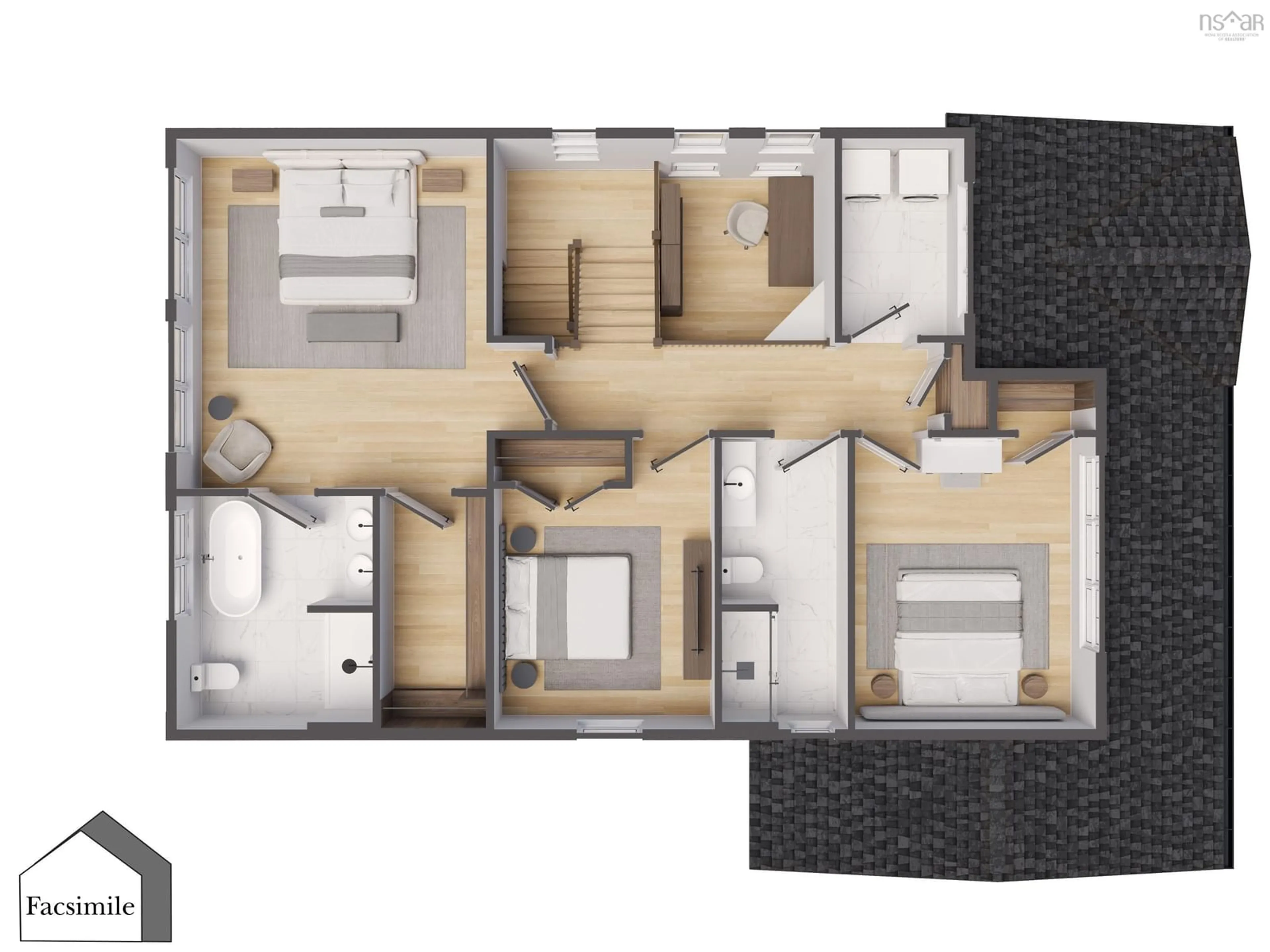 Floor plan for Unit 2 Axehill Crt, Upper Tantallon Nova Scotia B3Z 1M5