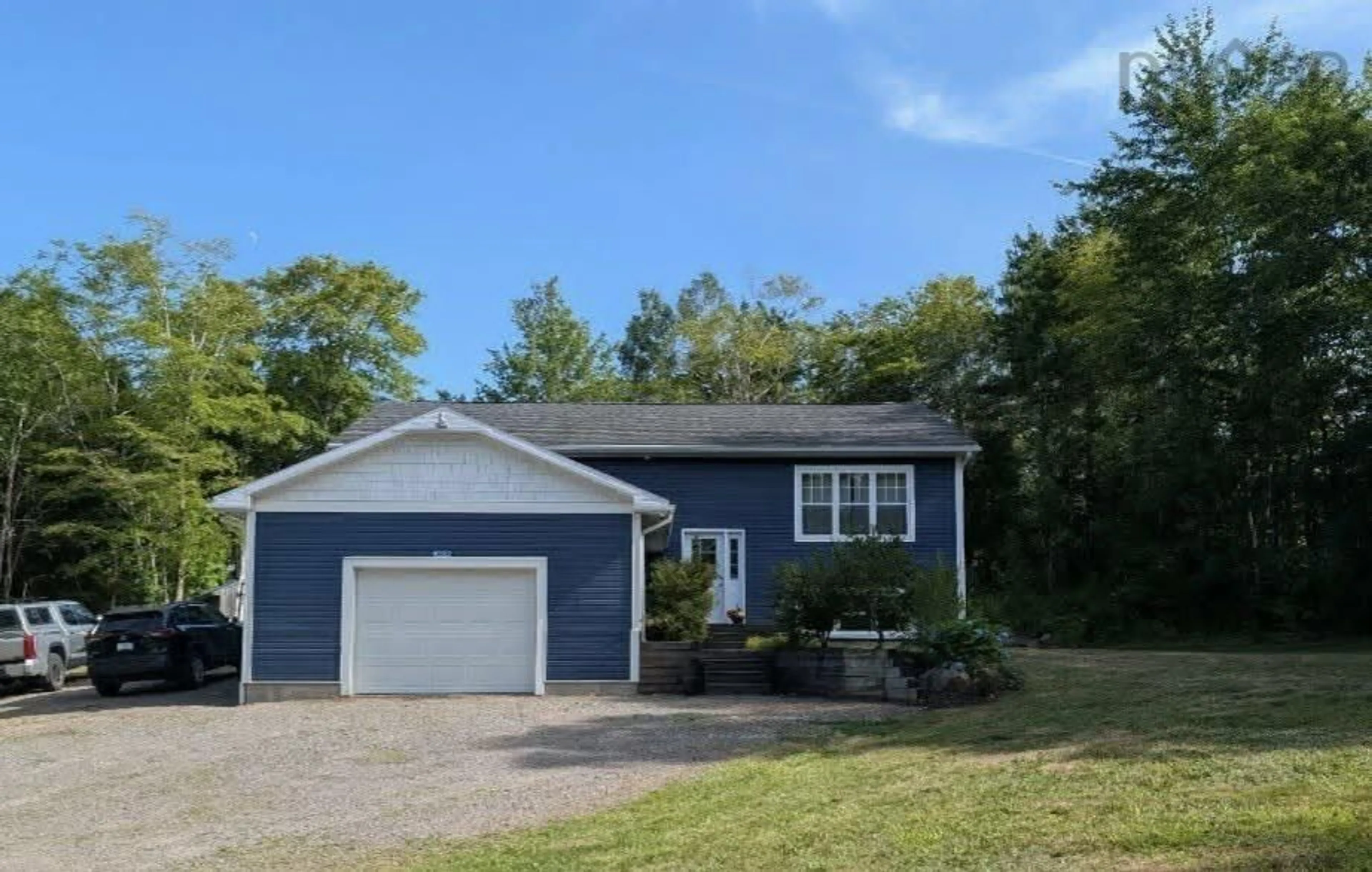 Home with vinyl exterior material, street for 1052 Meadowvale Rd, East Tremont Nova Scotia B0P 1R0