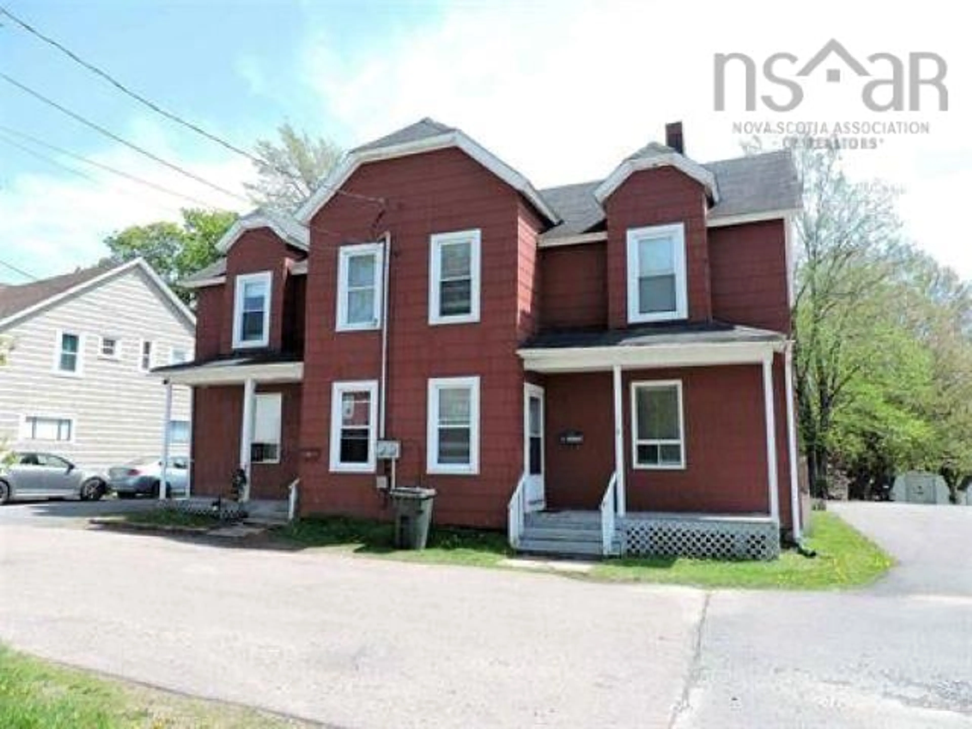 Home with brick exterior material, street for 2-4 Queen Street Exten, Amherst Nova Scotia B4H 1P8