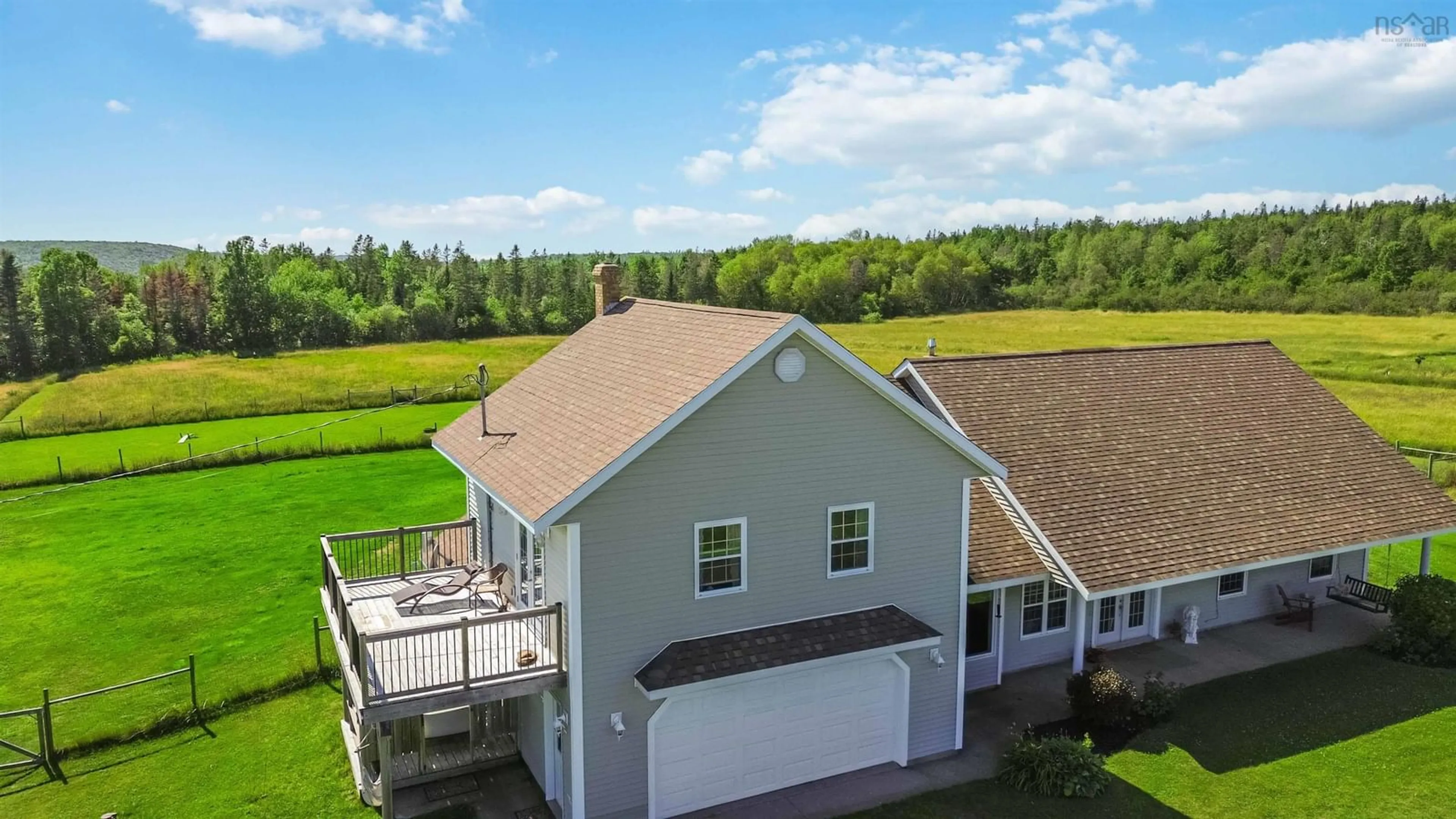 A pic from outside/outdoor area/front of a property/back of a property/a pic from drone, water/lake/river/ocean view for 909 Stronach Mountain Rd, Melvern Square Nova Scotia B0P 1R0