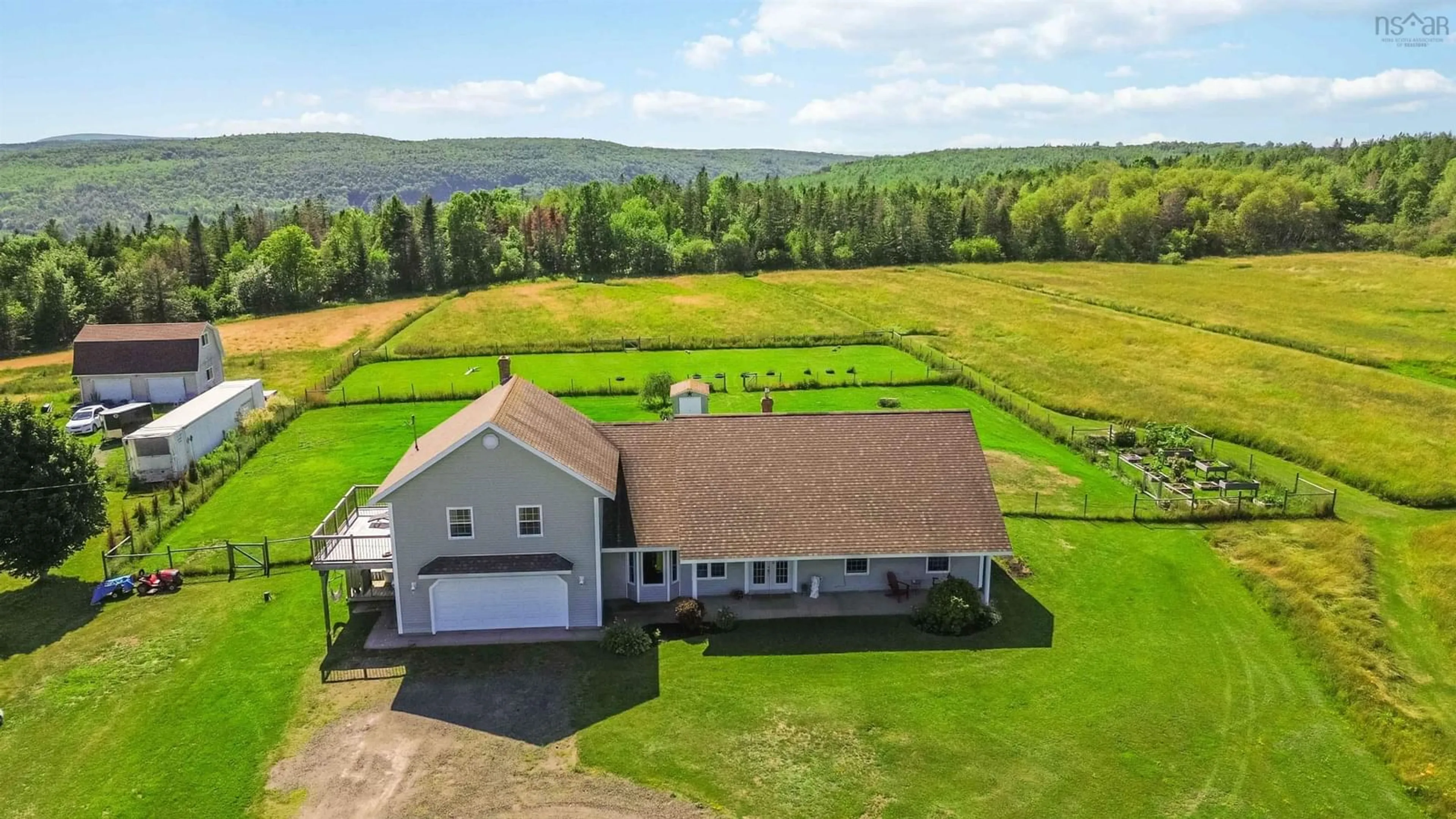 A pic from outside/outdoor area/front of a property/back of a property/a pic from drone, unknown for 909 Stronach Mountain Rd, Melvern Square Nova Scotia B0P 1R0