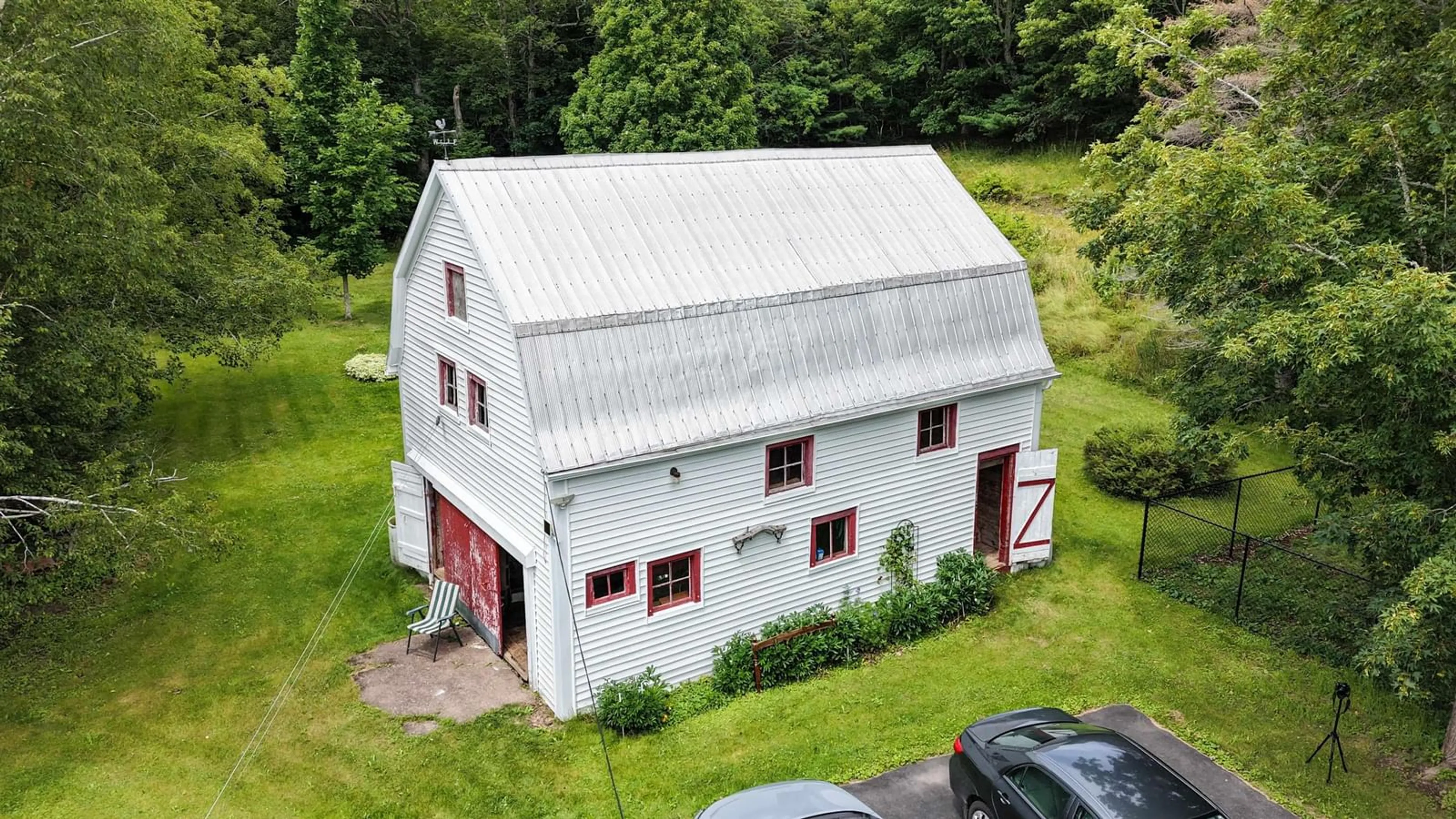 A pic from outside/outdoor area/front of a property/back of a property/a pic from drone, building for 4727 Stellarton Trafalgar Rd, Hopewell Nova Scotia B0K 1C0