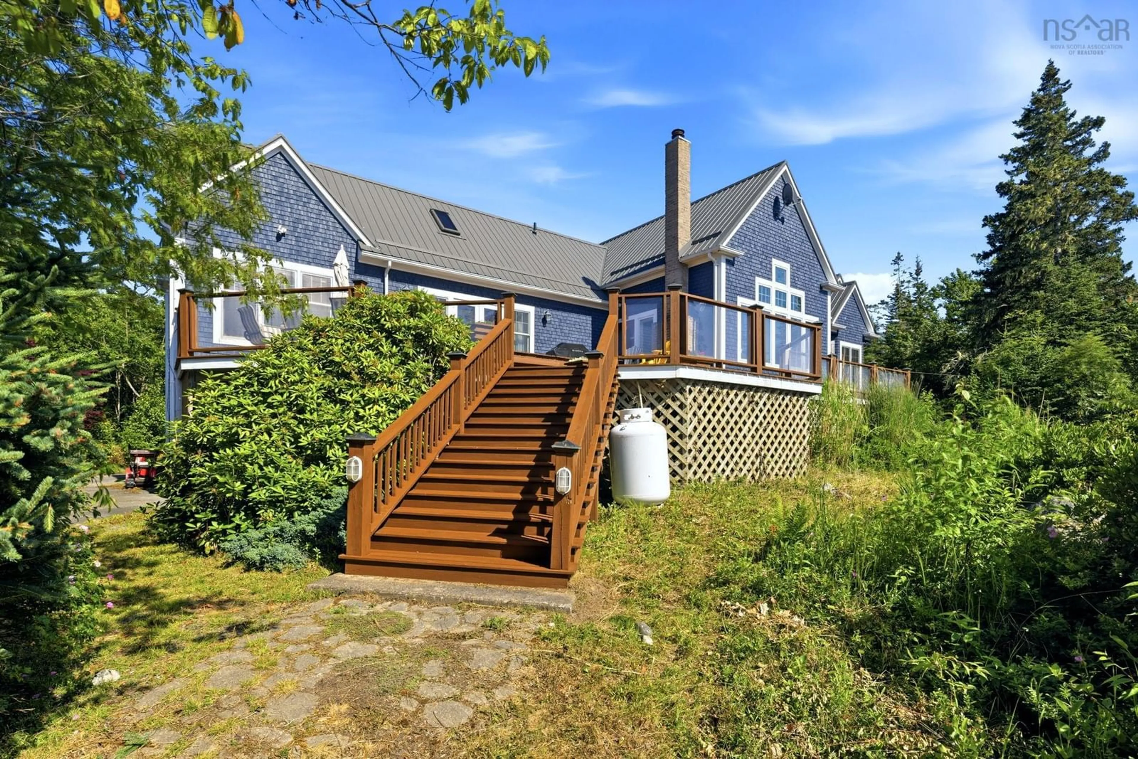 A pic from outside/outdoor area/front of a property/back of a property/a pic from drone, building for 900 Saint Catherines River Rd, Port Joli Nova Scotia B0T 1S0