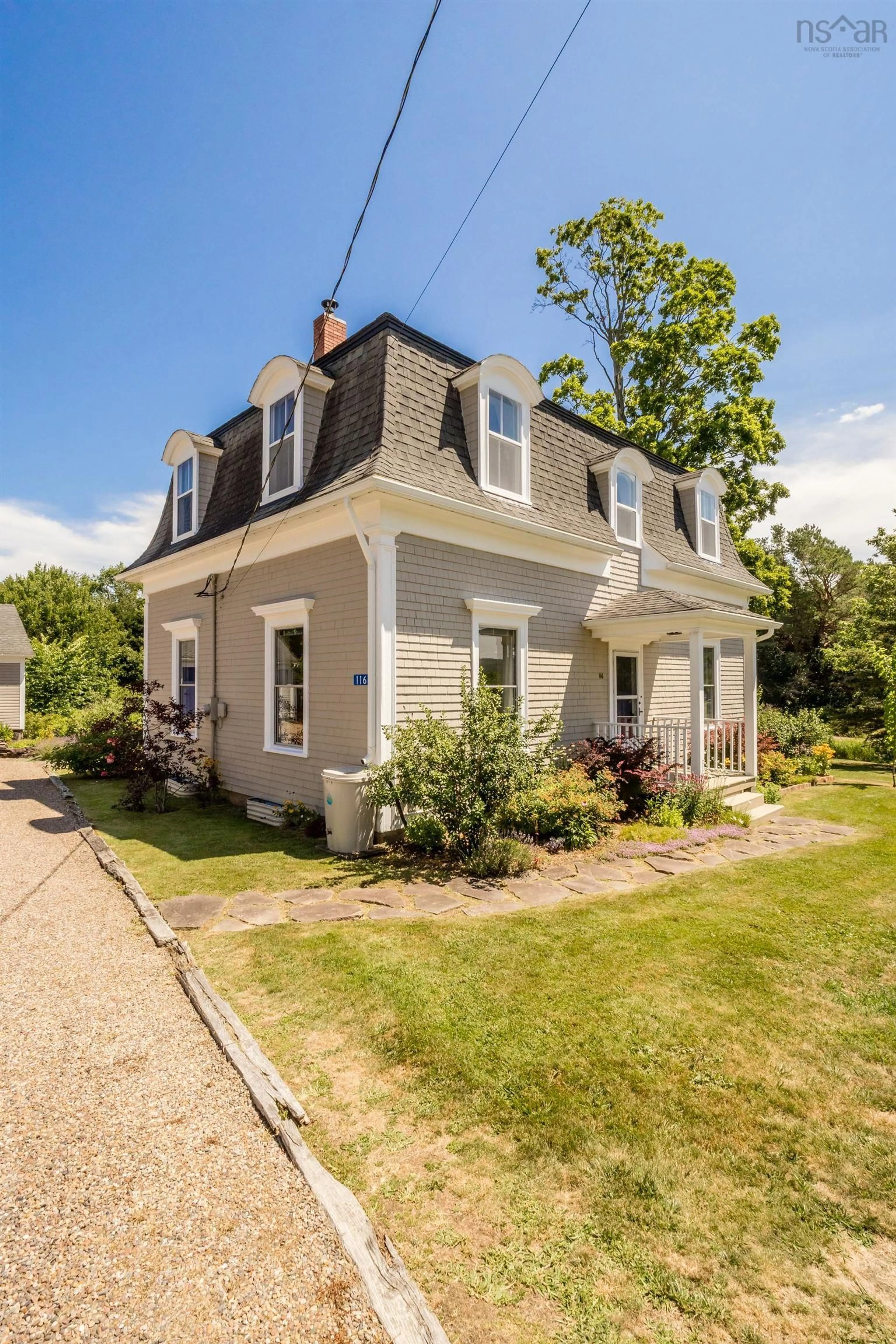 Home with vinyl exterior material, street for 116 Paradise Lane, Paradise Nova Scotia B0S 1C0