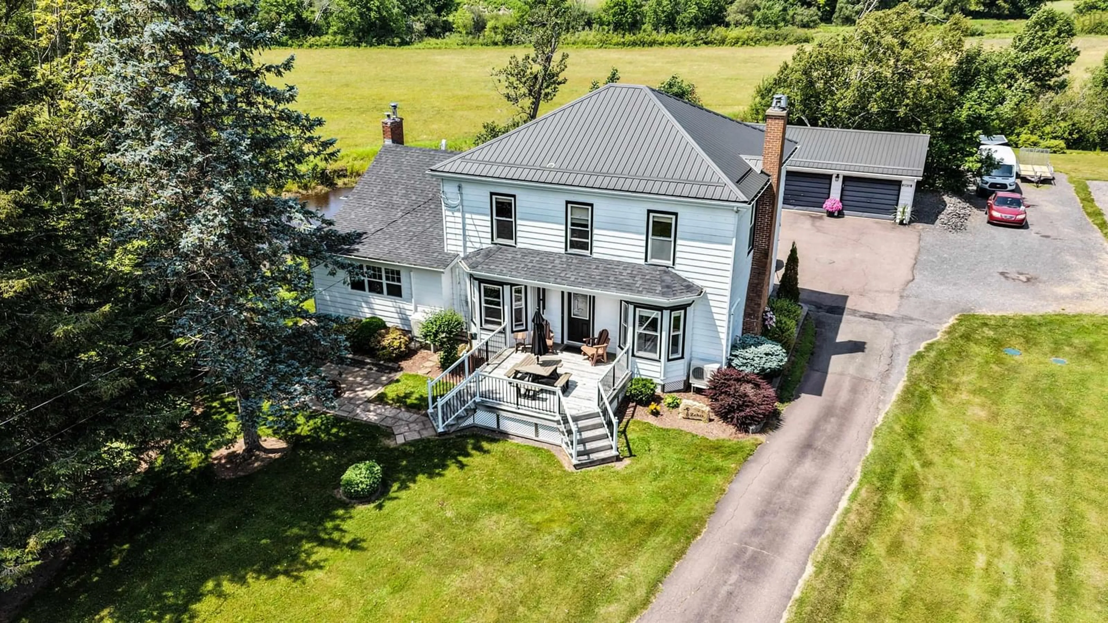 A pic from outside/outdoor area/front of a property/back of a property/a pic from drone, unknown for 4289 West River East Side Rd, Durham Nova Scotia B0K 1H0